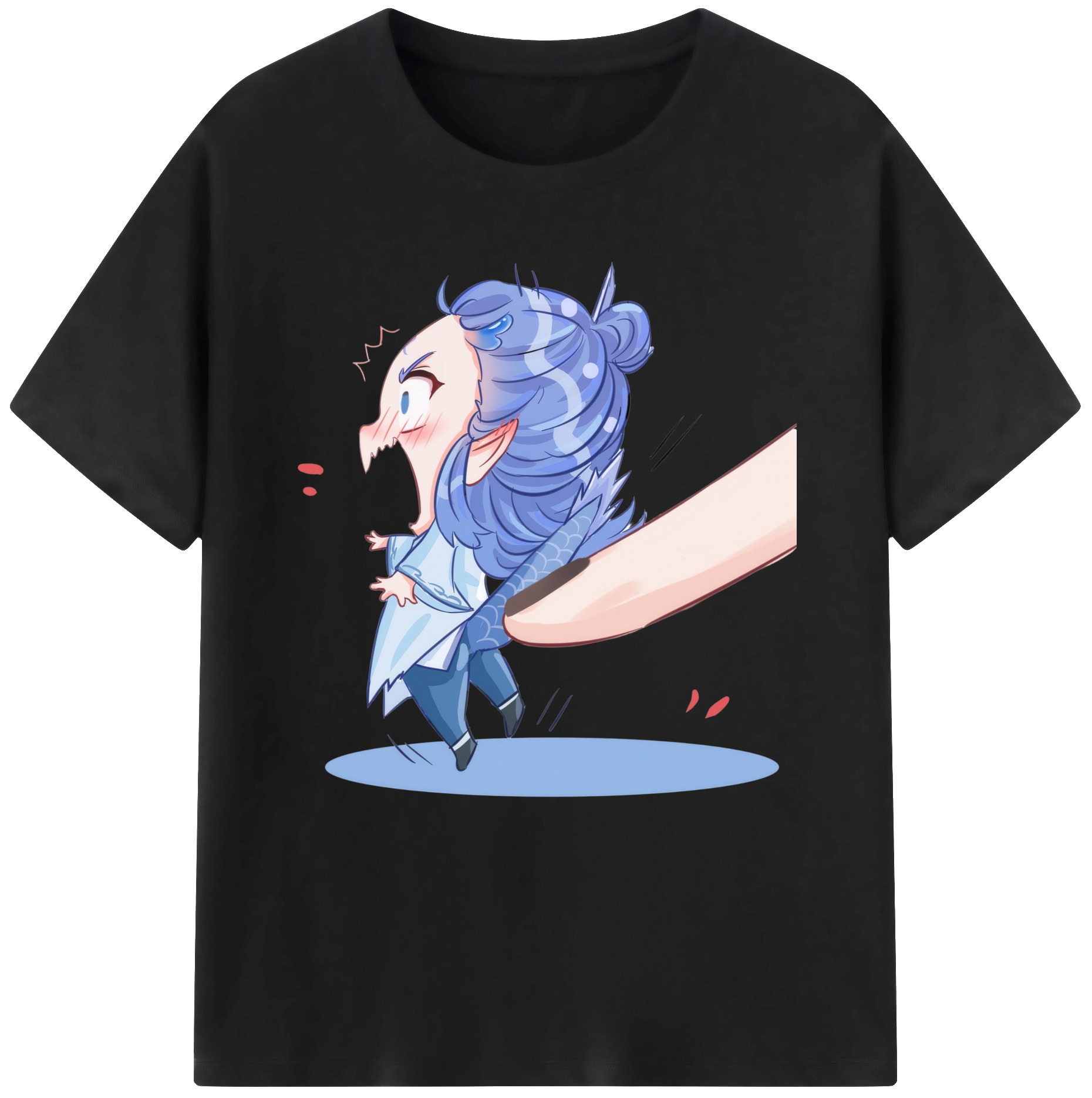 （画像用） Ne Zha 2 ナタ 魔童の大暴れ レディースカジュアルプリントTシャツ（綿100％）