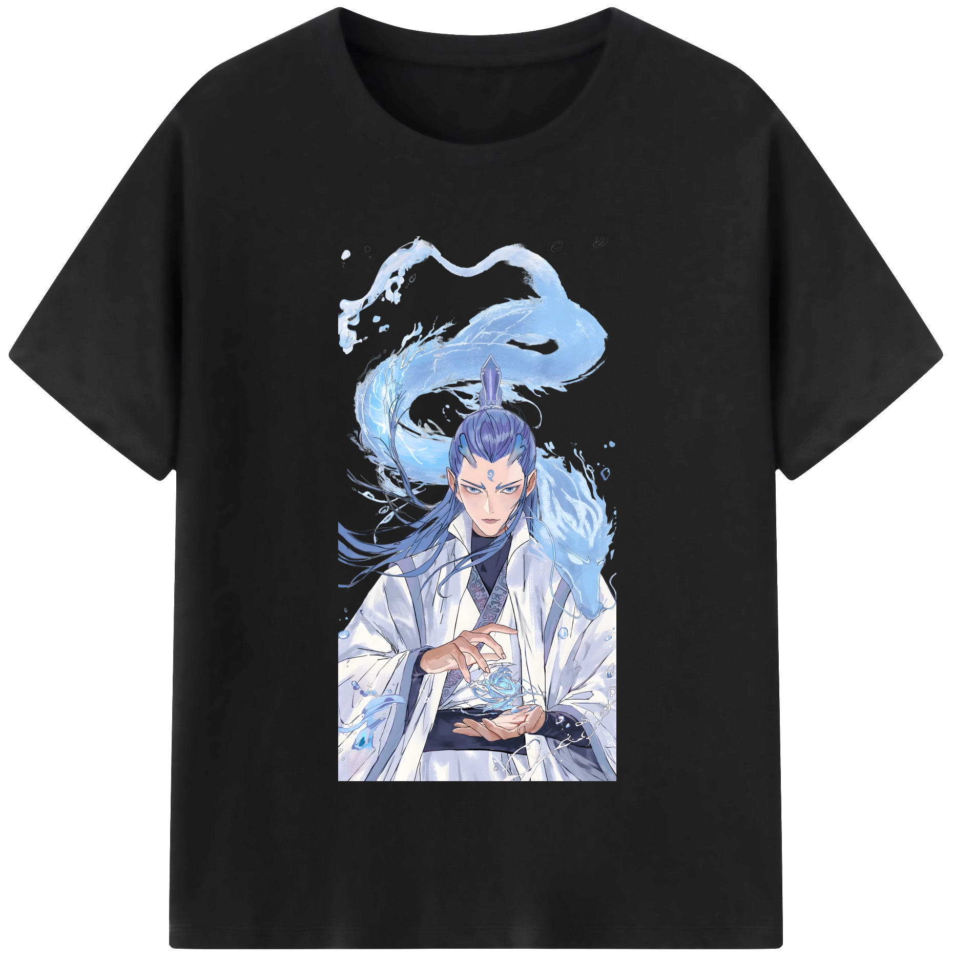 （画像用） Ne Zha 2 ナタ 魔童の大暴れ レディースカジュアルプリントTシャツ（綿100％）