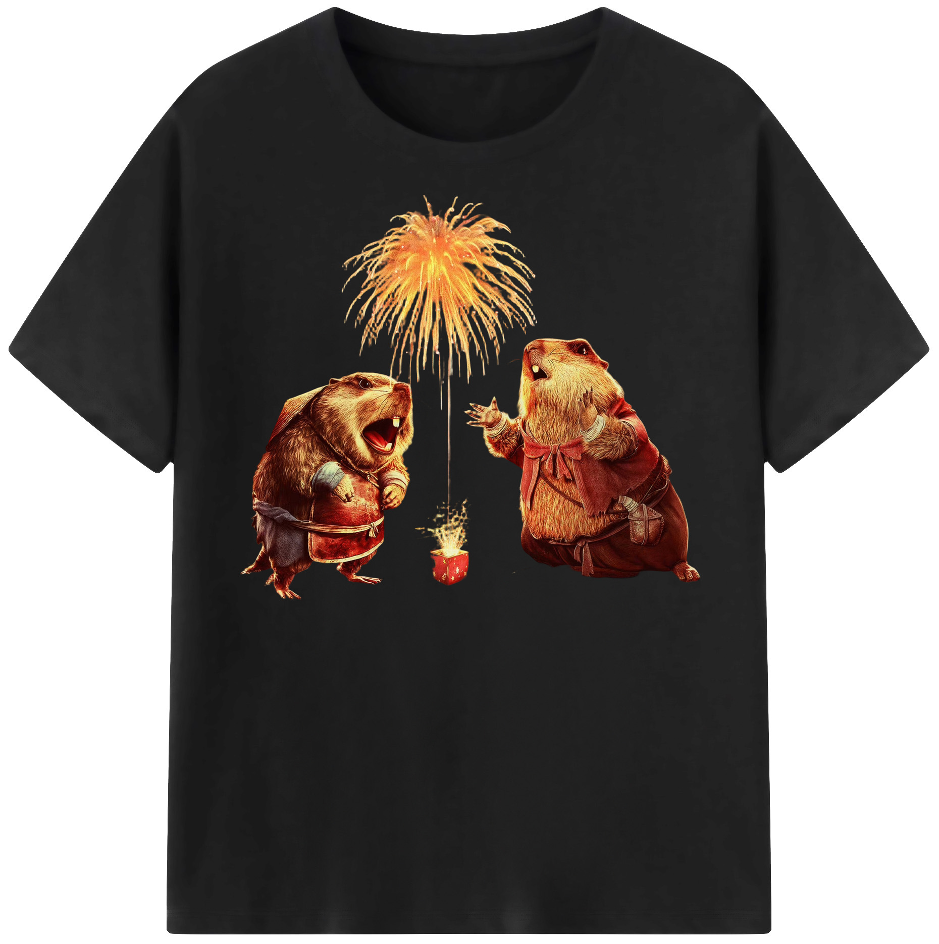 （画像用） Ne Zha 2 ナタ 魔童の大暴れ レディースカジュアルプリントTシャツ（綿100％）