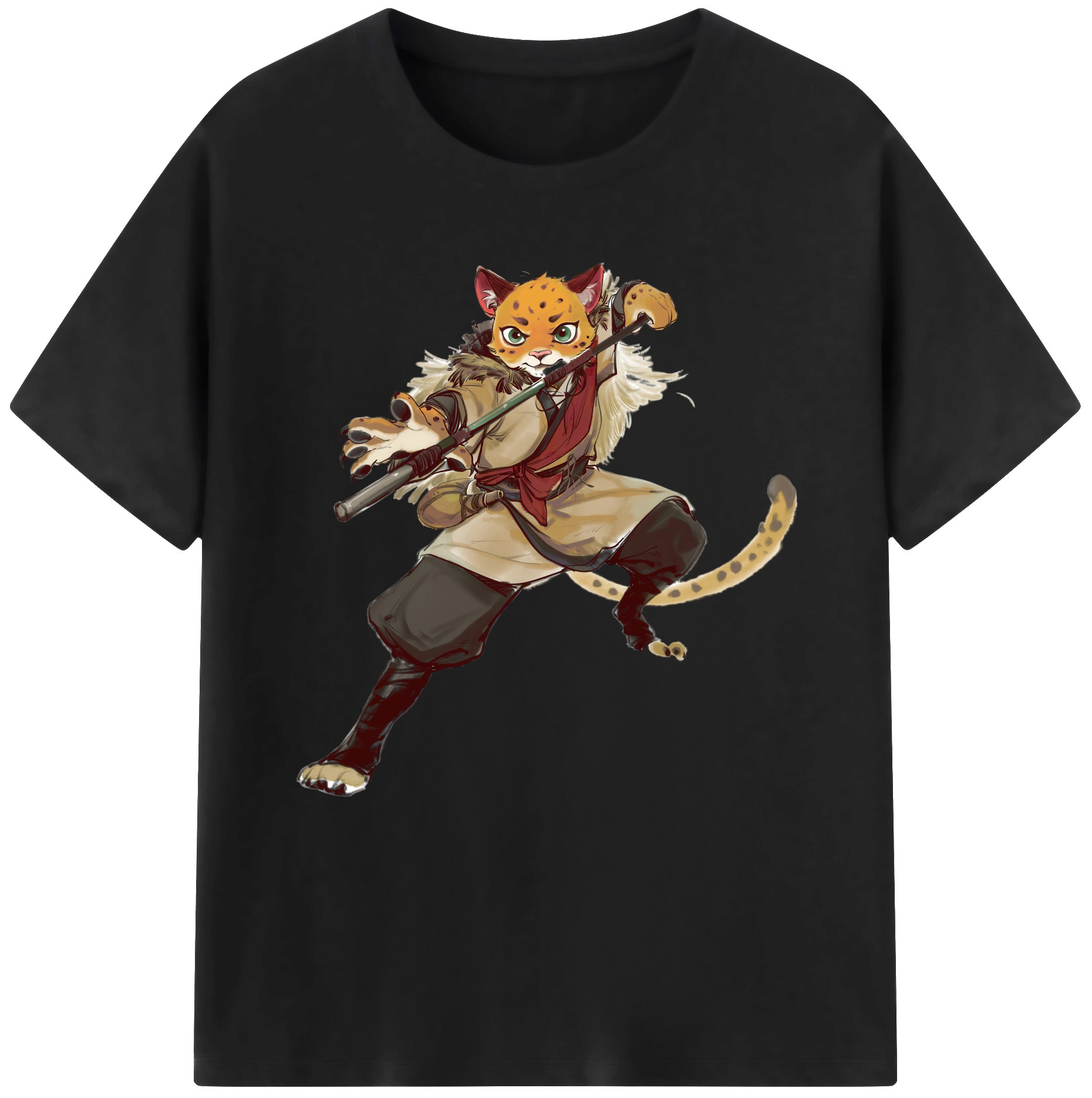 （画像用） Ne Zha 2 ナタ 魔童の大暴れ レディースカジュアルプリントTシャツ（綿100％）