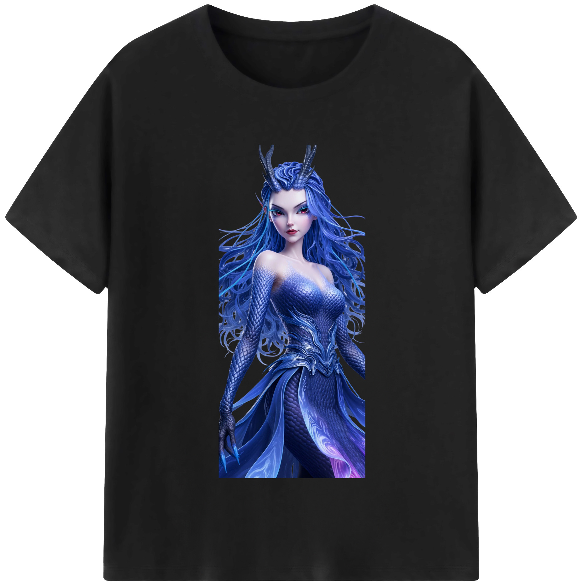 （画像用） Ne Zha 2 ナタ 魔童の大暴れ レディースカジュアルプリントTシャツ（綿100％）