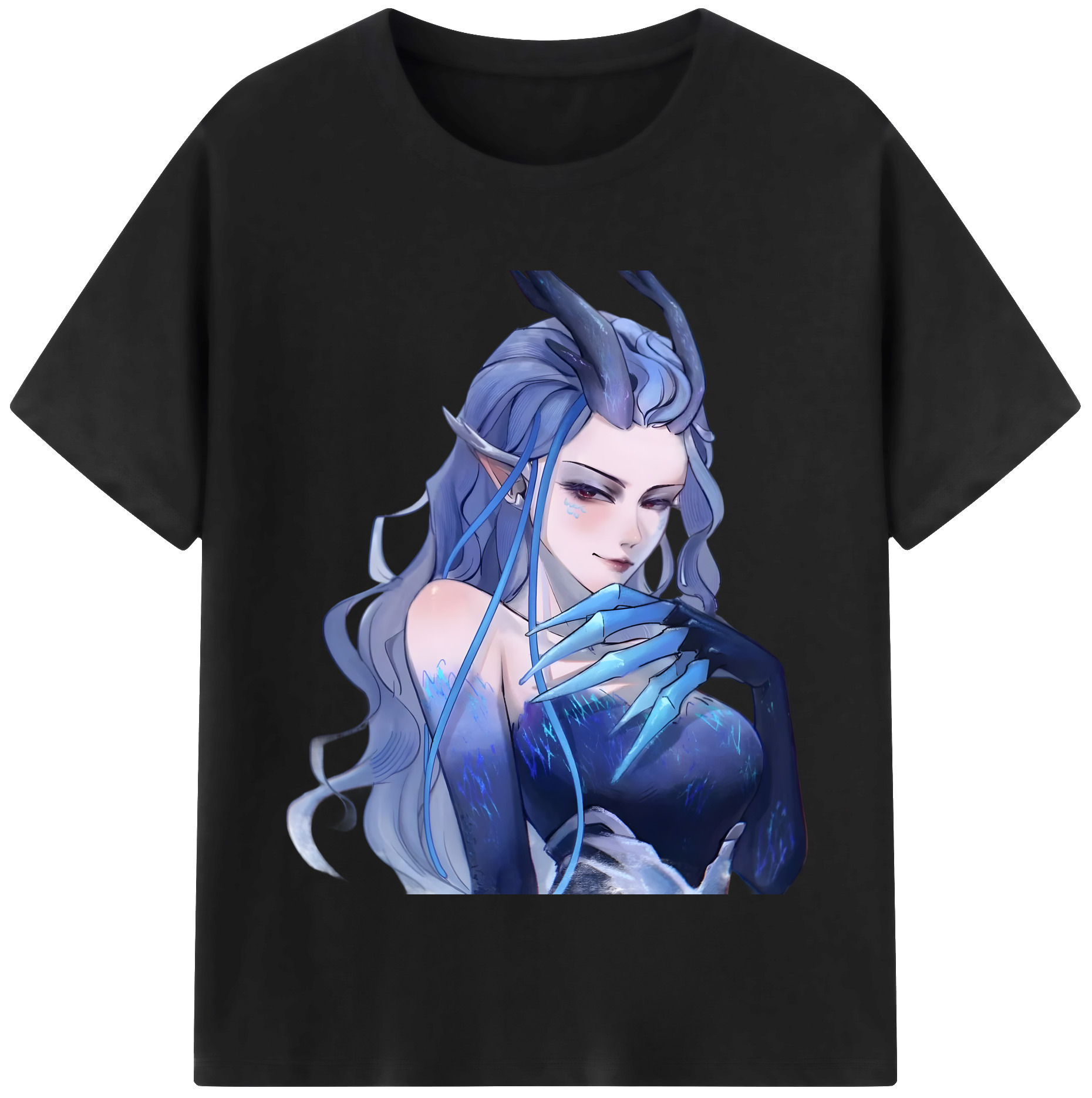 （画像用） Ne Zha 2 ナタ 魔童の大暴れ レディースカジュアルプリントTシャツ（綿100％）