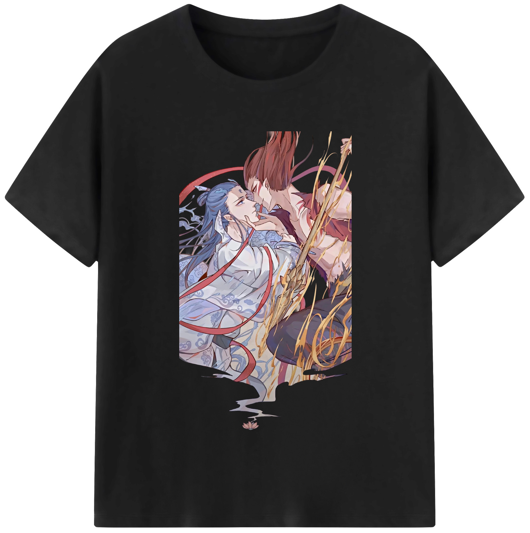 （画像用） Ne Zha 2 ナタ 魔童の大暴れ レディースカジュアルプリントTシャツ（綿100％）