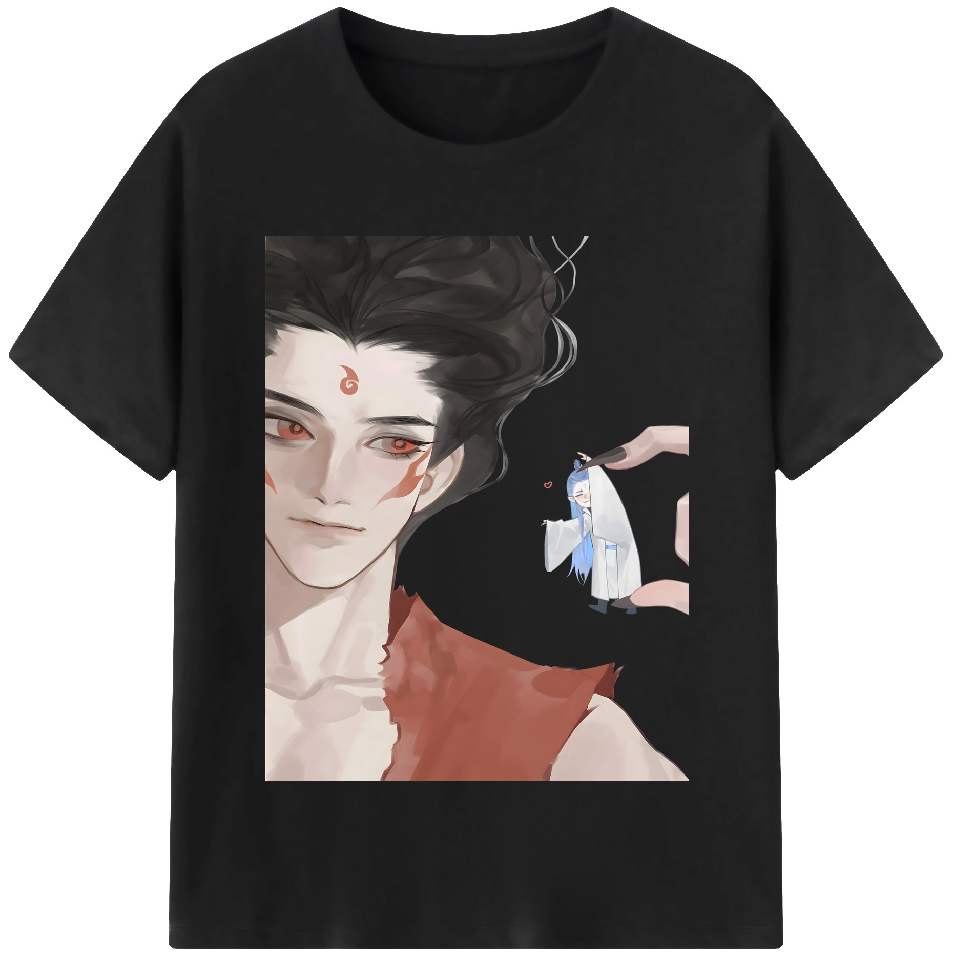 （画像用） Ne Zha 2 ナタ 魔童の大暴れ レディースカジュアルプリントTシャツ（綿100％）