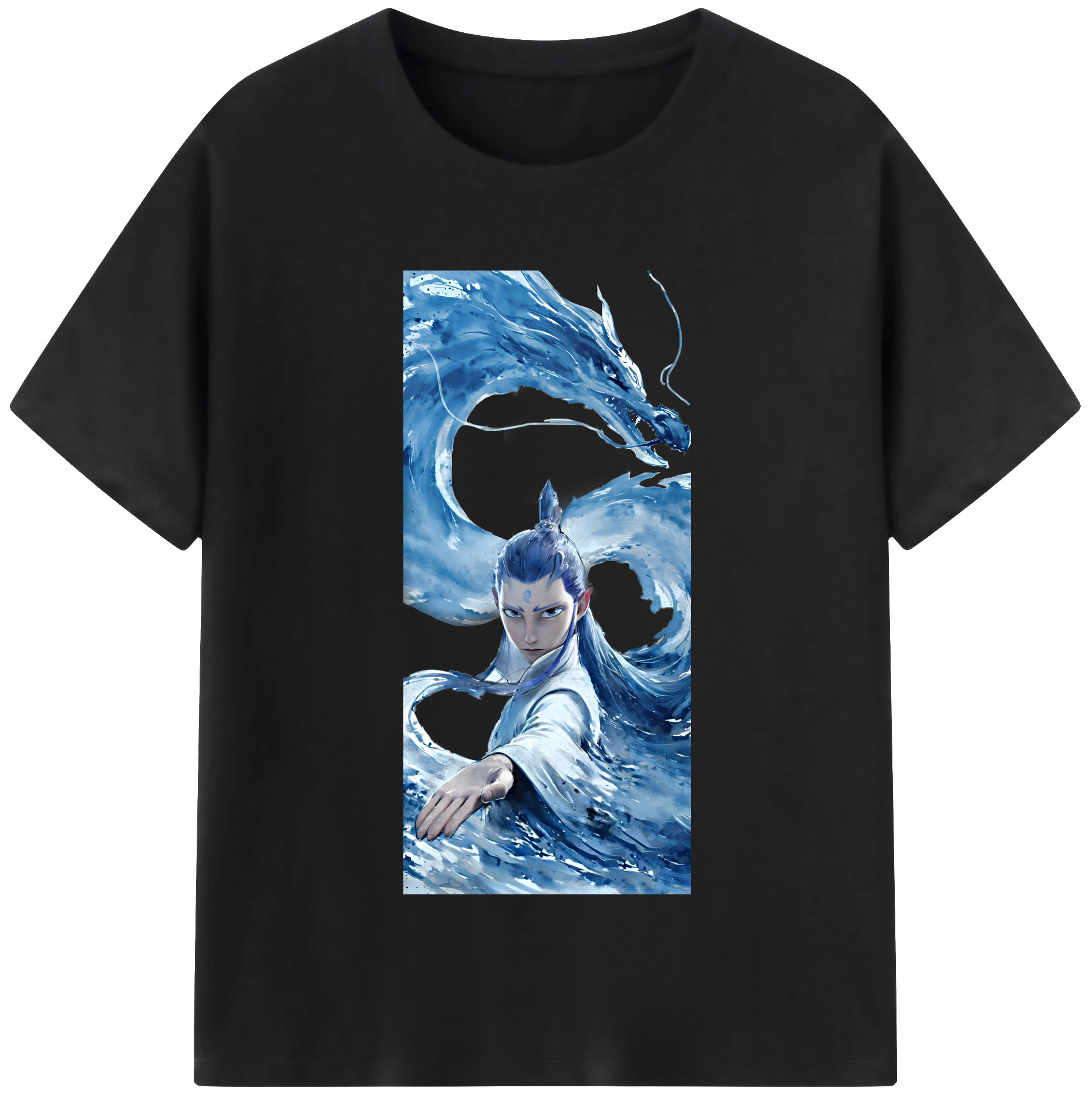 （画像用） Ne Zha 2 ナタ 魔童の大暴れ レディースカジュアルプリントTシャツ（綿100％）