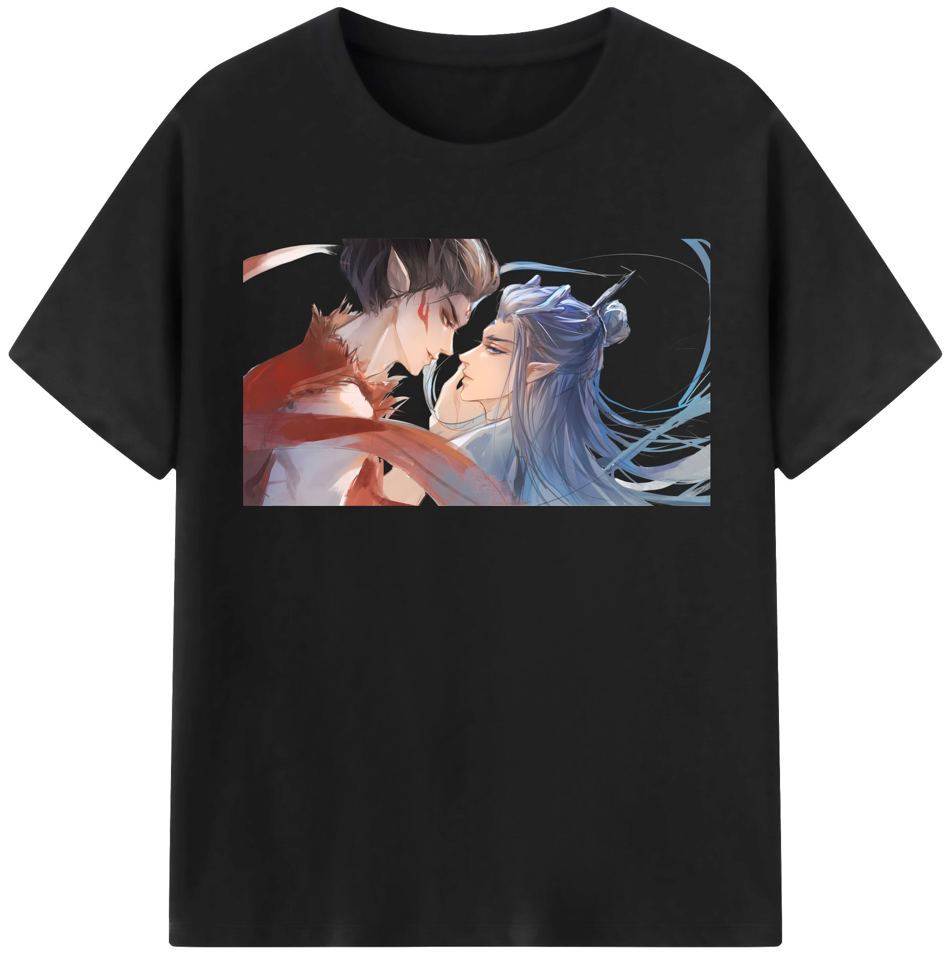 （画像用） Ne Zha 2 ナタ 魔童の大暴れ レディースカジュアルプリントTシャツ（綿100％）