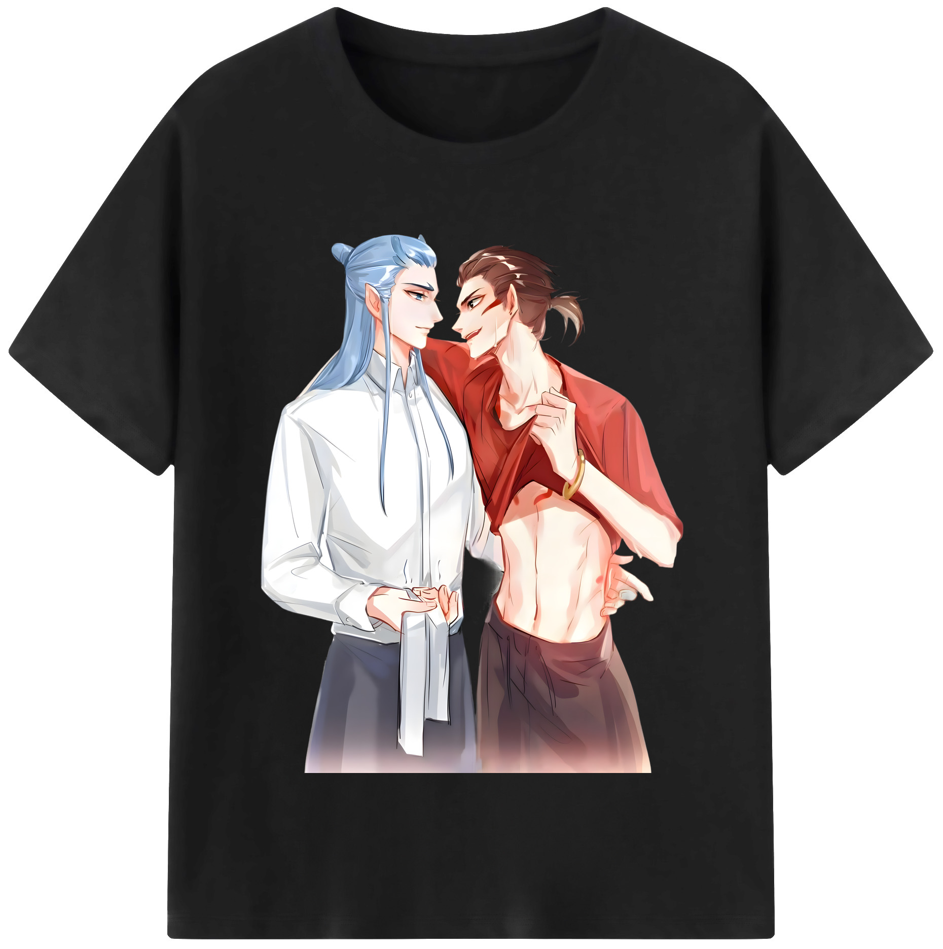 （画像用） Ne Zha 2 ナタ 魔童の大暴れ レディースカジュアルプリントTシャツ（綿100％）