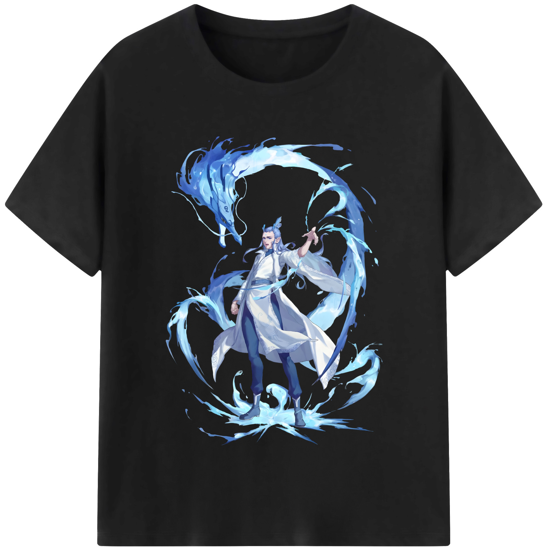 （画像用） Ne Zha 2 ナタ 魔童の大暴れ レディースカジュアルプリントTシャツ（綿100％）