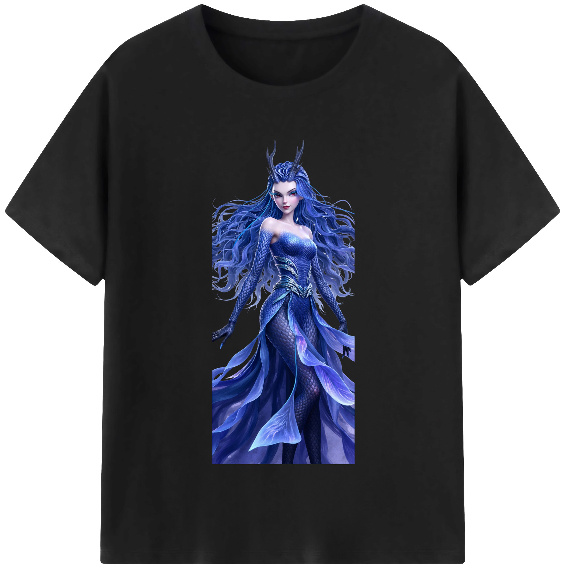 （画像用） Ne Zha 2 ナタ 魔童の大暴れ レディースカジュアルプリントTシャツ（綿100％）