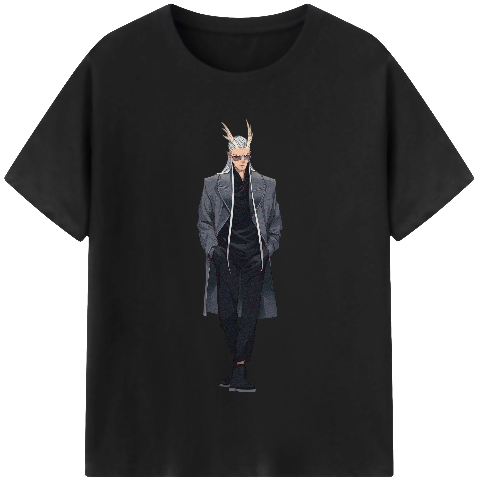 （画像用） Ne Zha 2 ナタ 魔童の大暴れ レディースカジュアルプリントTシャツ（綿100％）