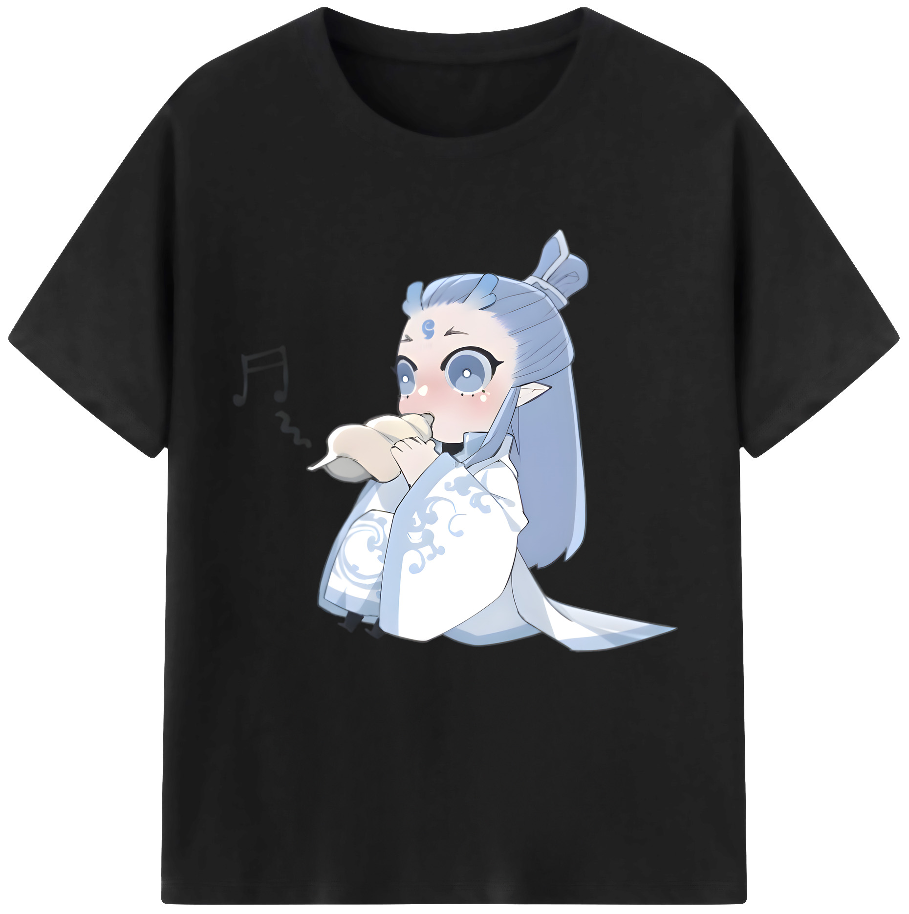 （画像用） Ne Zha 2 ナタ 魔童の大暴れ レディースカジュアルプリントTシャツ（綿100％）