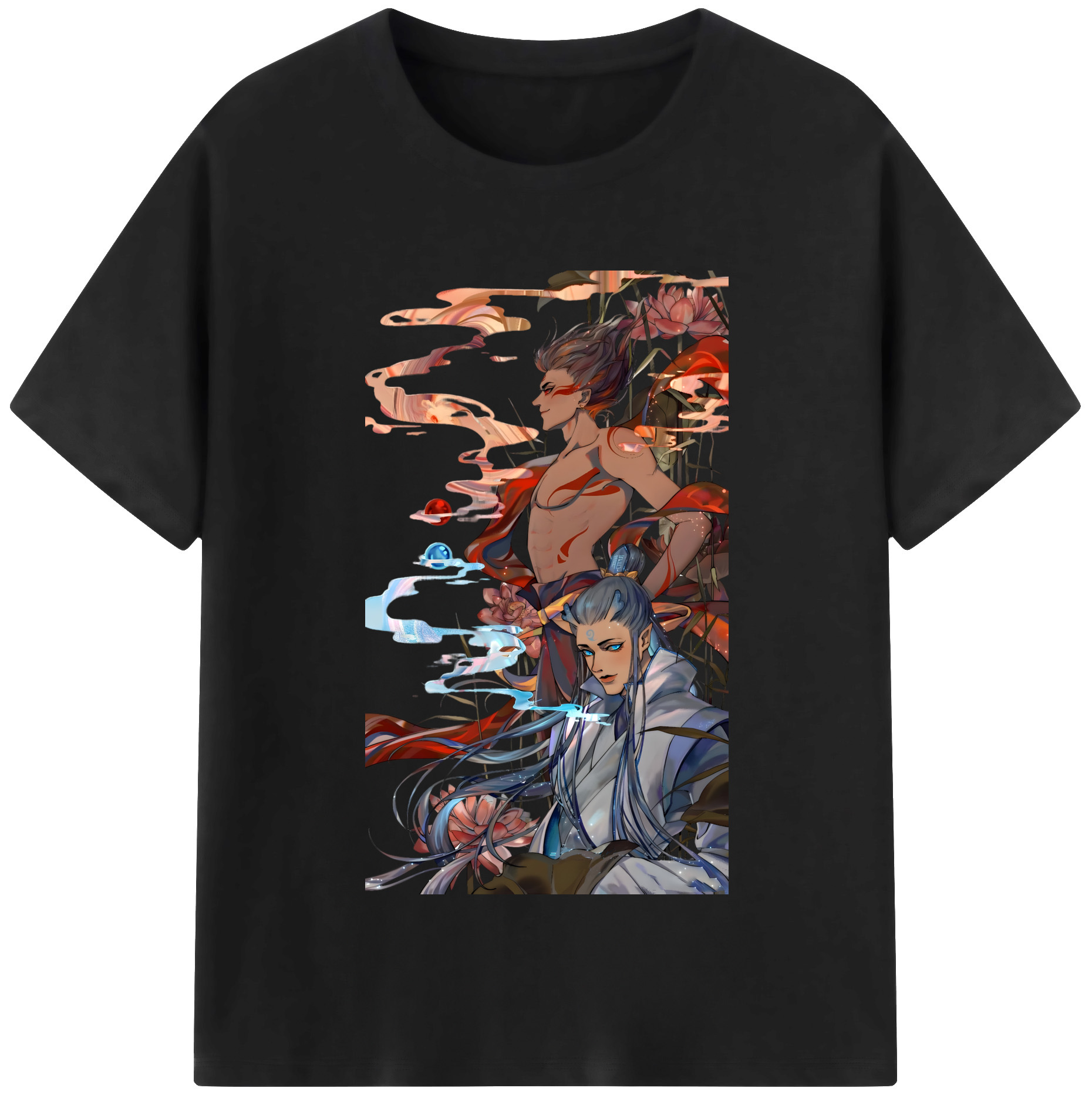 （画像用） Ne Zha 2 ナタ 魔童の大暴れ レディースカジュアルプリントTシャツ（綿100％）