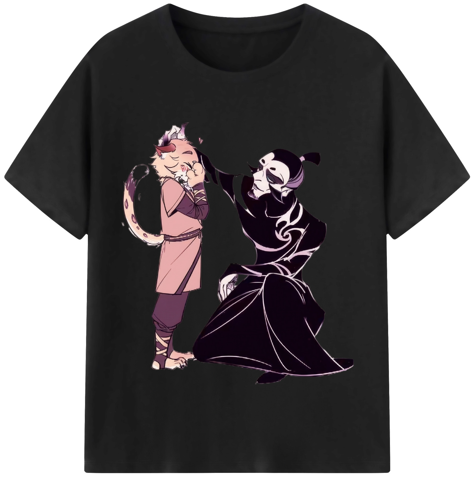 （画像用） Ne Zha 2 ナタ 魔童の大暴れ レディースカジュアルプリントTシャツ（綿100％）