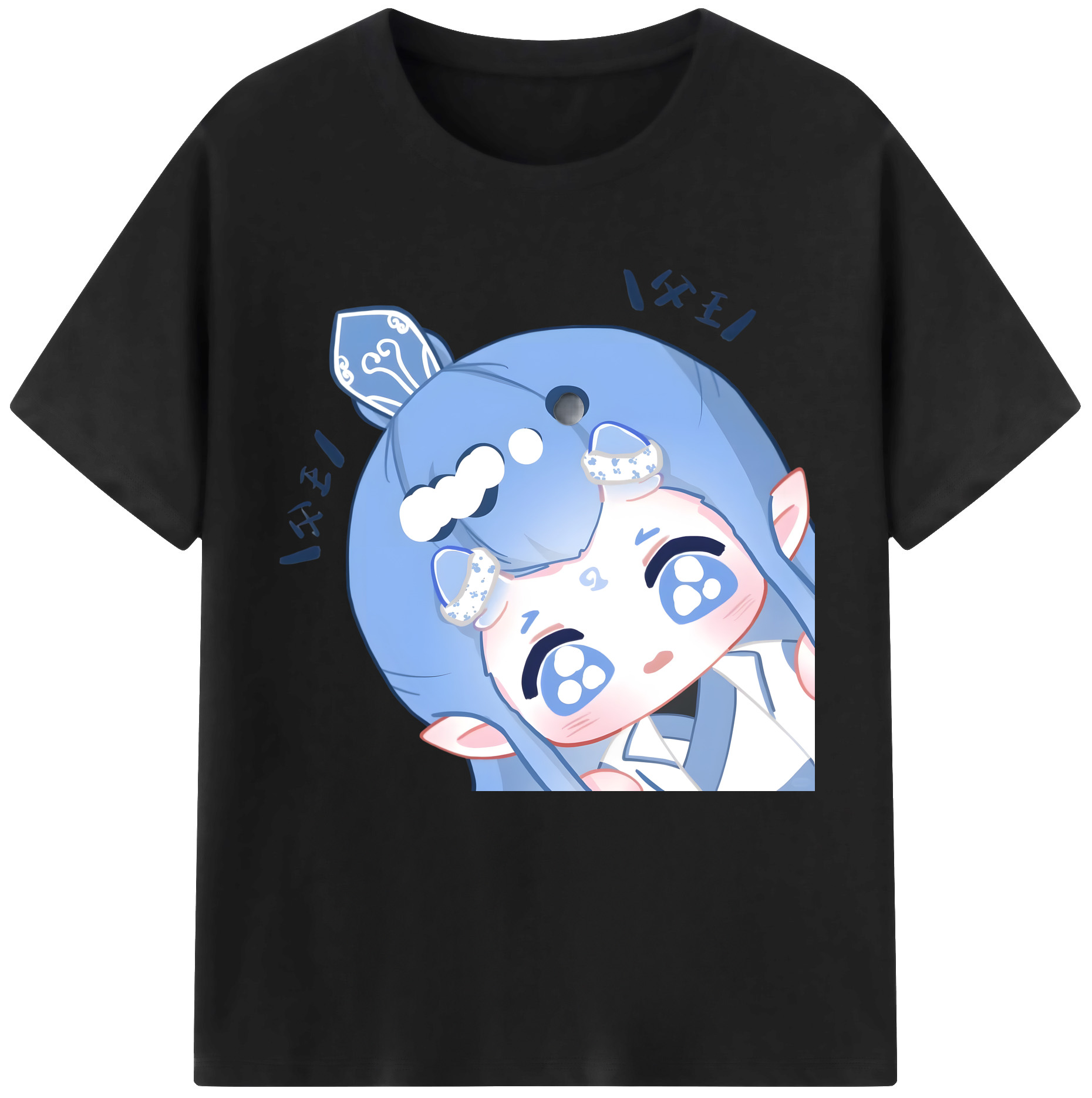 （画像用） Ne Zha 2 ナタ 魔童の大暴れ レディースカジュアルプリントTシャツ（綿100％）