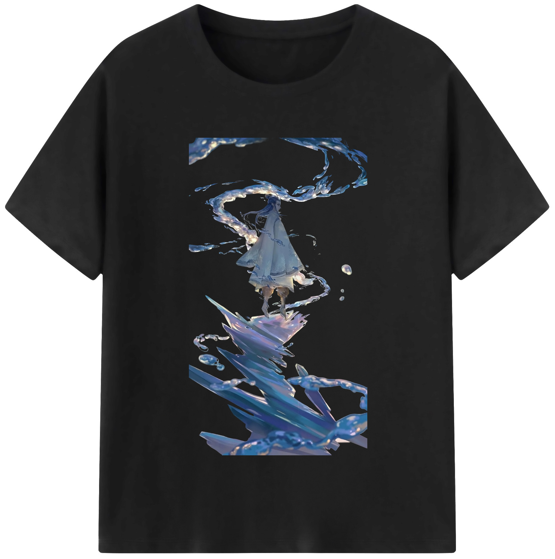 （画像用） Ne Zha 2 ナタ 魔童の大暴れ レディースカジュアルプリントTシャツ（綿100％）