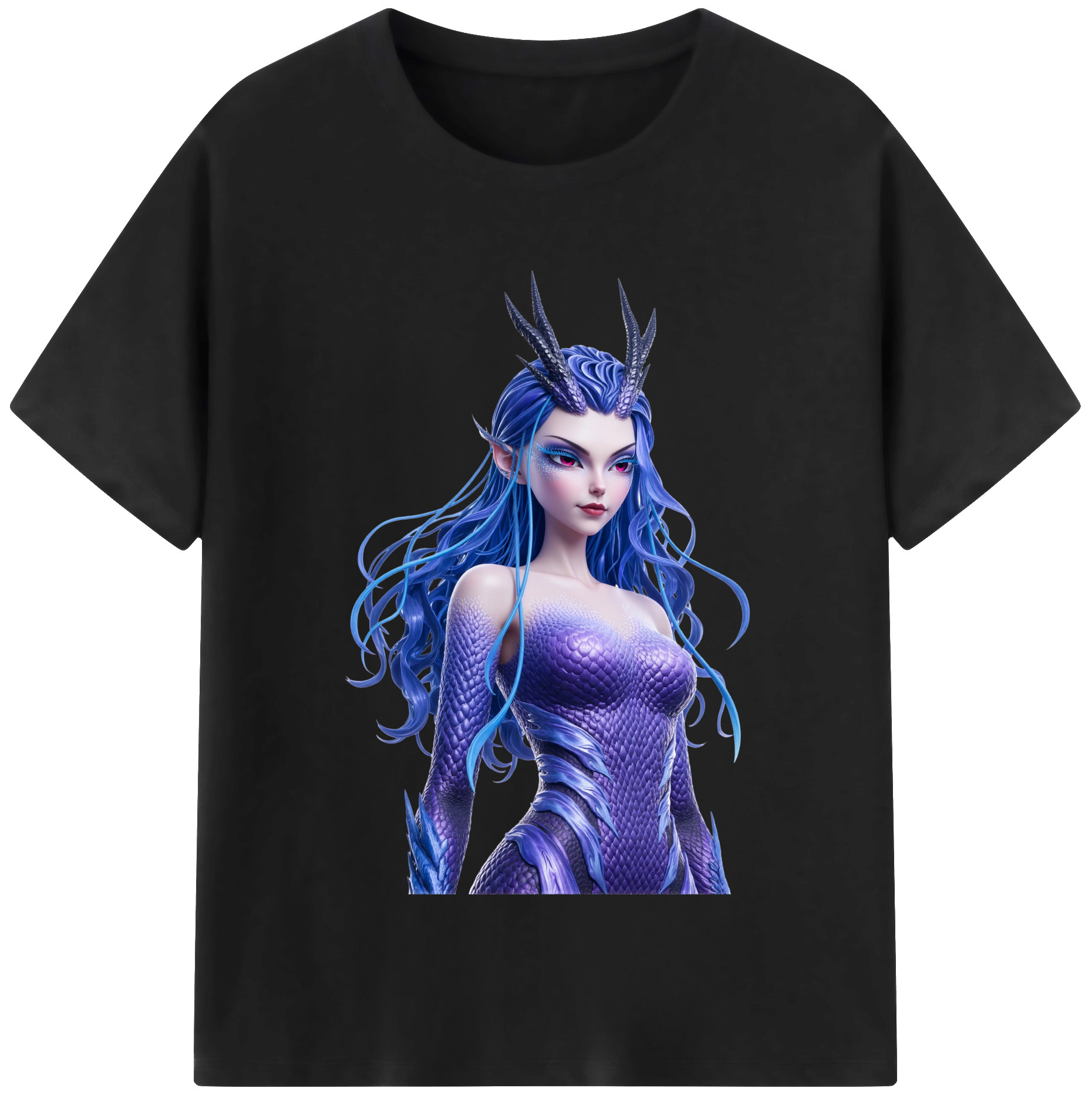 （画像用） Ne Zha 2 ナタ 魔童の大暴れ レディースカジュアルプリントTシャツ（綿100％）