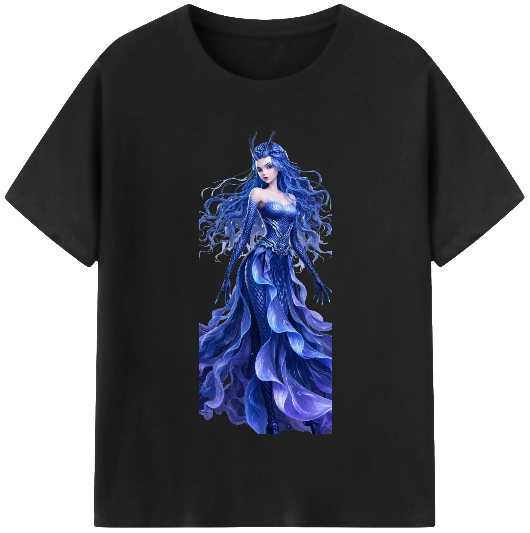 （画像用） Ne Zha 2 ナタ 魔童の大暴れ レディースカジュアルプリントTシャツ（綿100％）