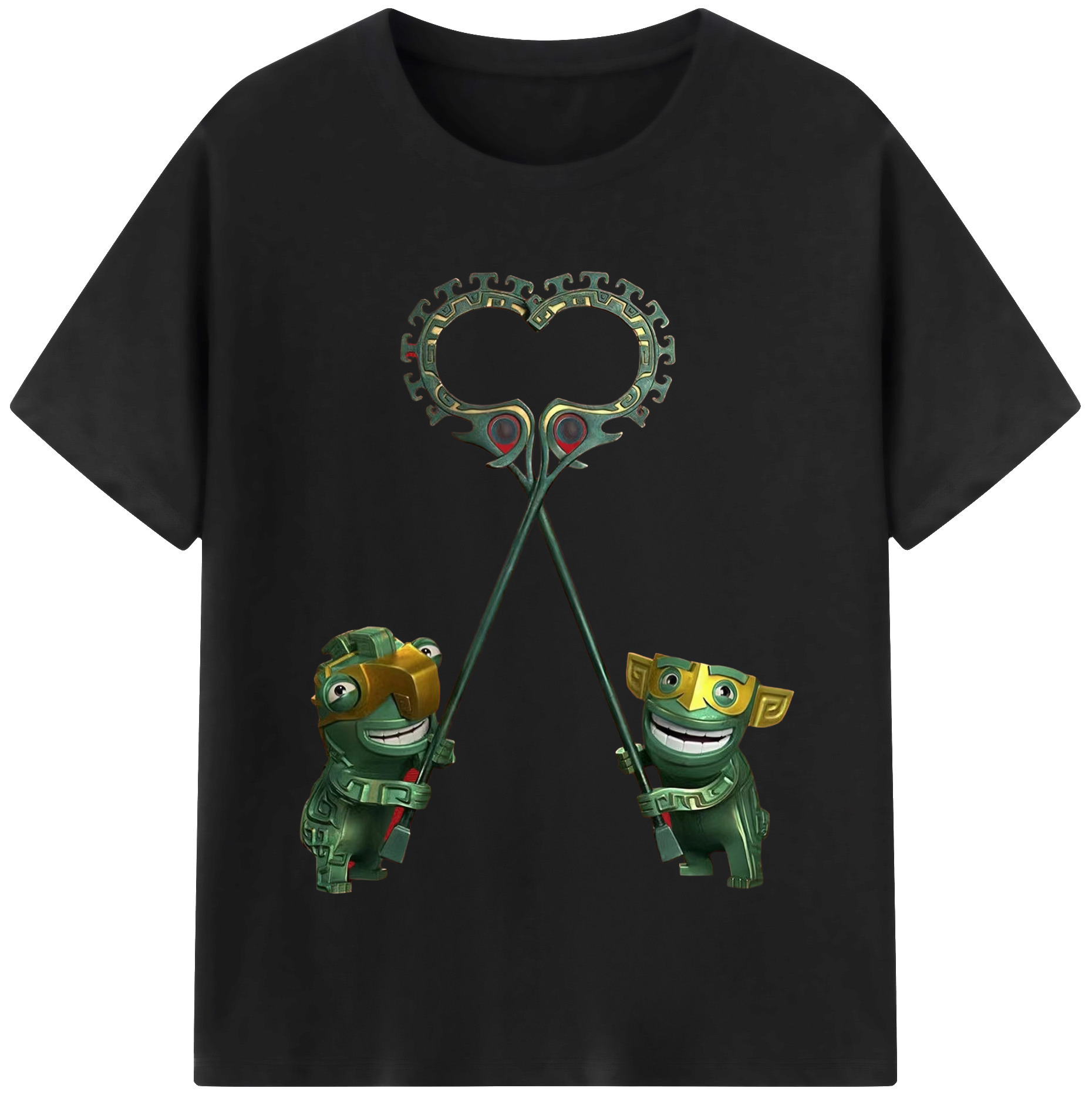 （画像用） Ne Zha 2 ナタ 魔童の大暴れ レディースカジュアルプリントTシャツ（綿100％）