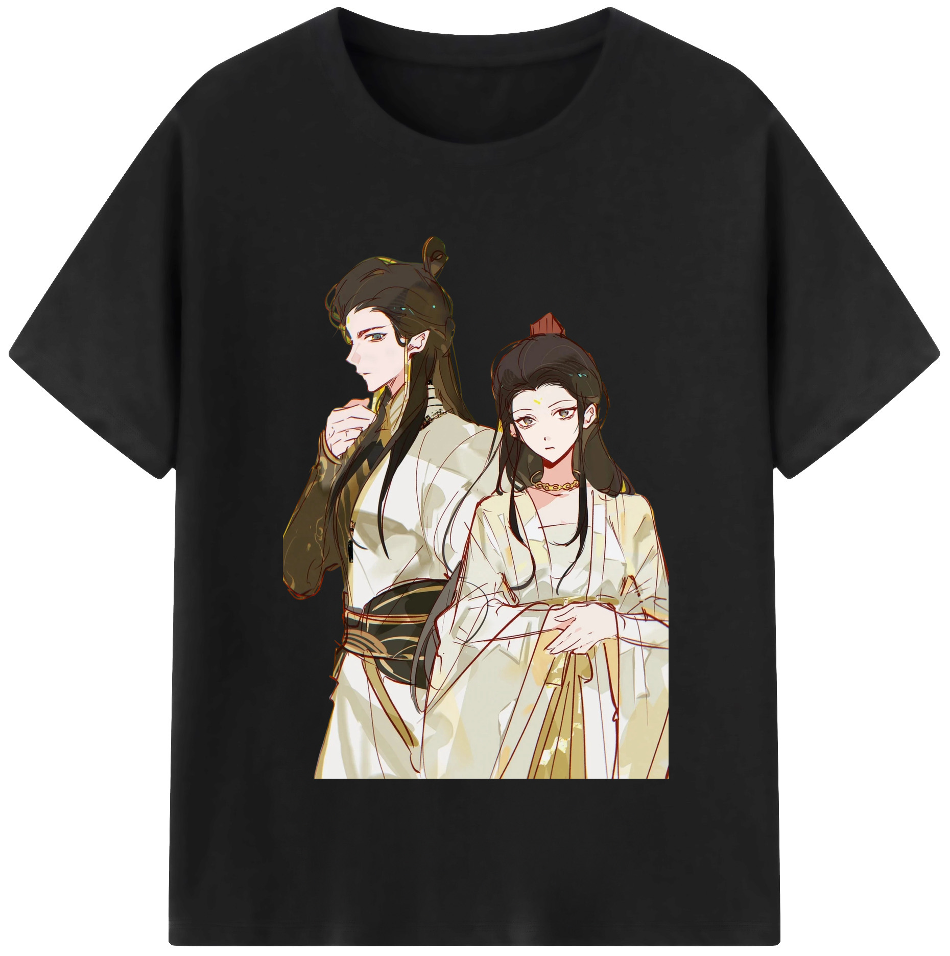 （画像用） Ne Zha 2 ナタ 魔童の大暴れ レディースカジュアルプリントTシャツ（綿100％）
