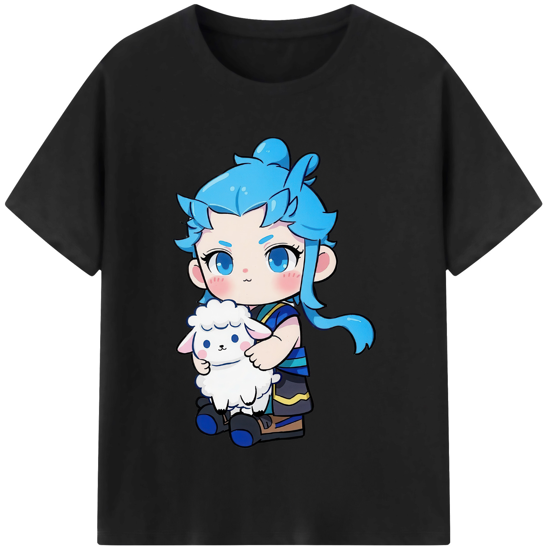 （画像用） Ne Zha 2 ナタ 魔童の大暴れ レディースカジュアルプリントTシャツ（綿100％）