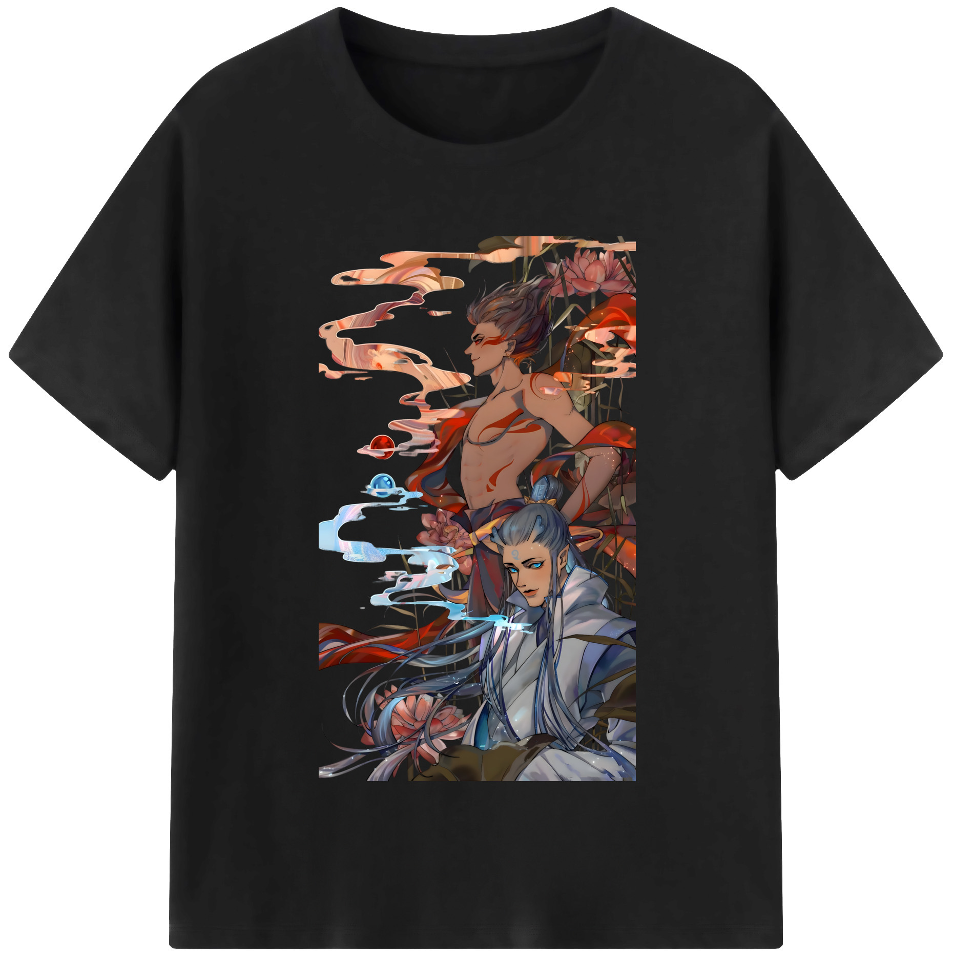 （画像用） Ne Zha 2 ナタ 魔童の大暴れ レディースカジュアルプリントTシャツ（綿100％）