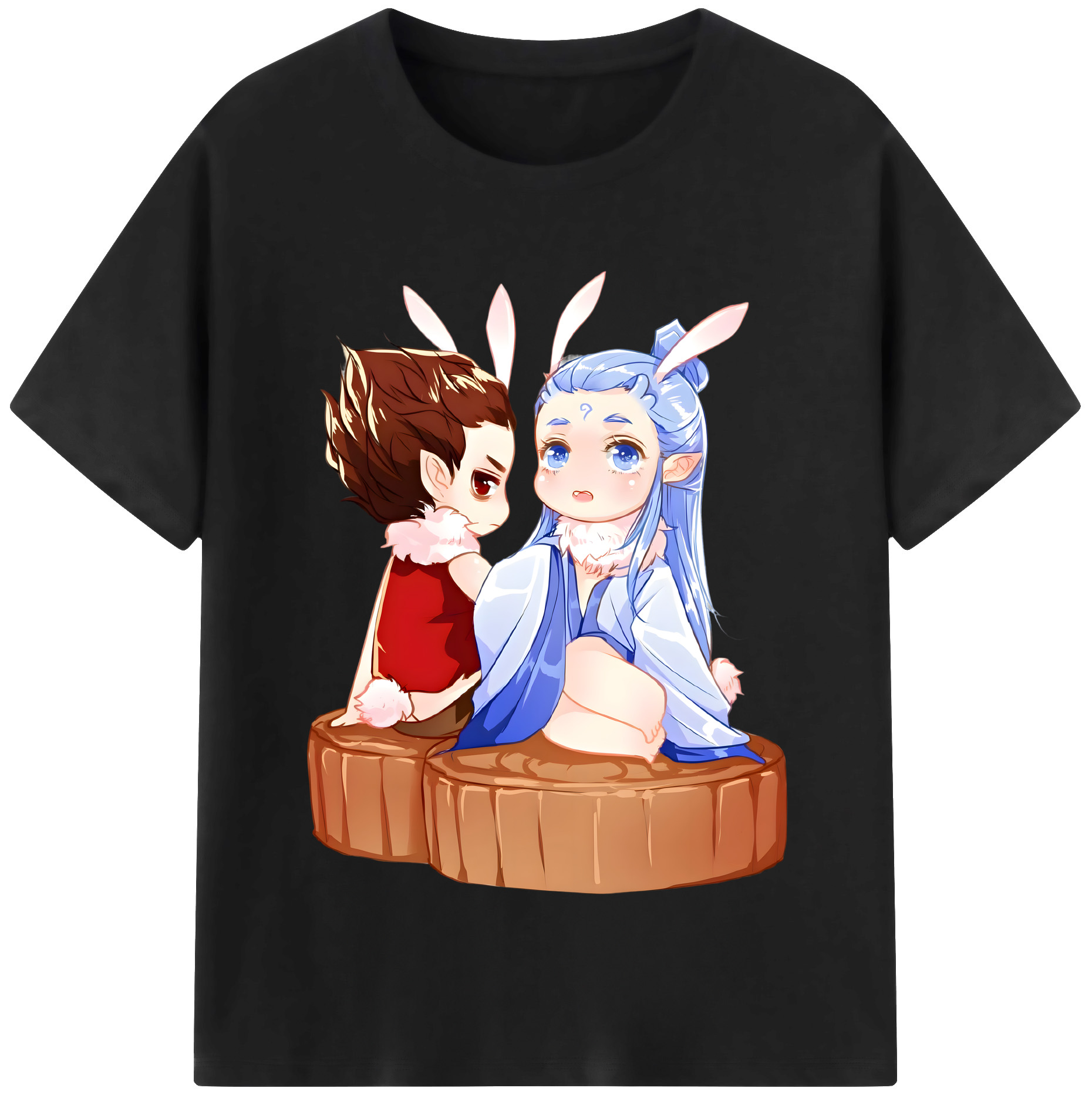 （画像用） Ne Zha 2 ナタ 魔童の大暴れ レディースカジュアルプリントTシャツ（綿100％）