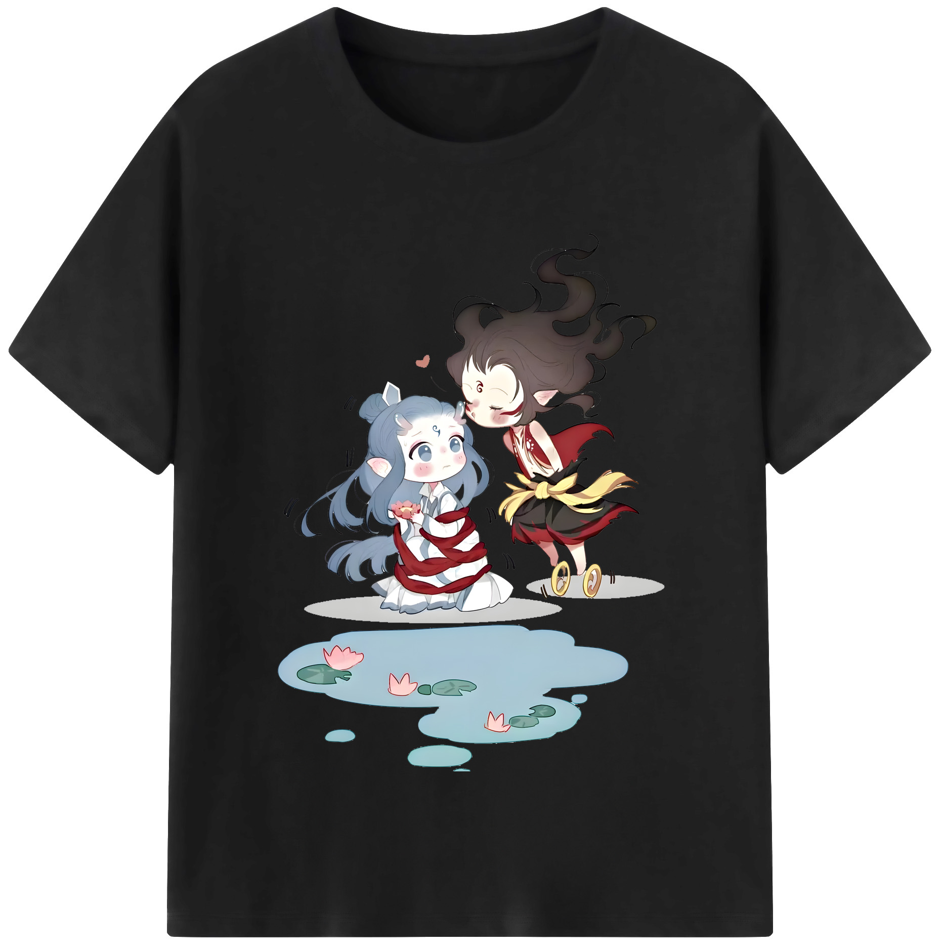（画像用） Ne Zha 2 ナタ 魔童の大暴れ レディースカジュアルプリントTシャツ（綿100％）