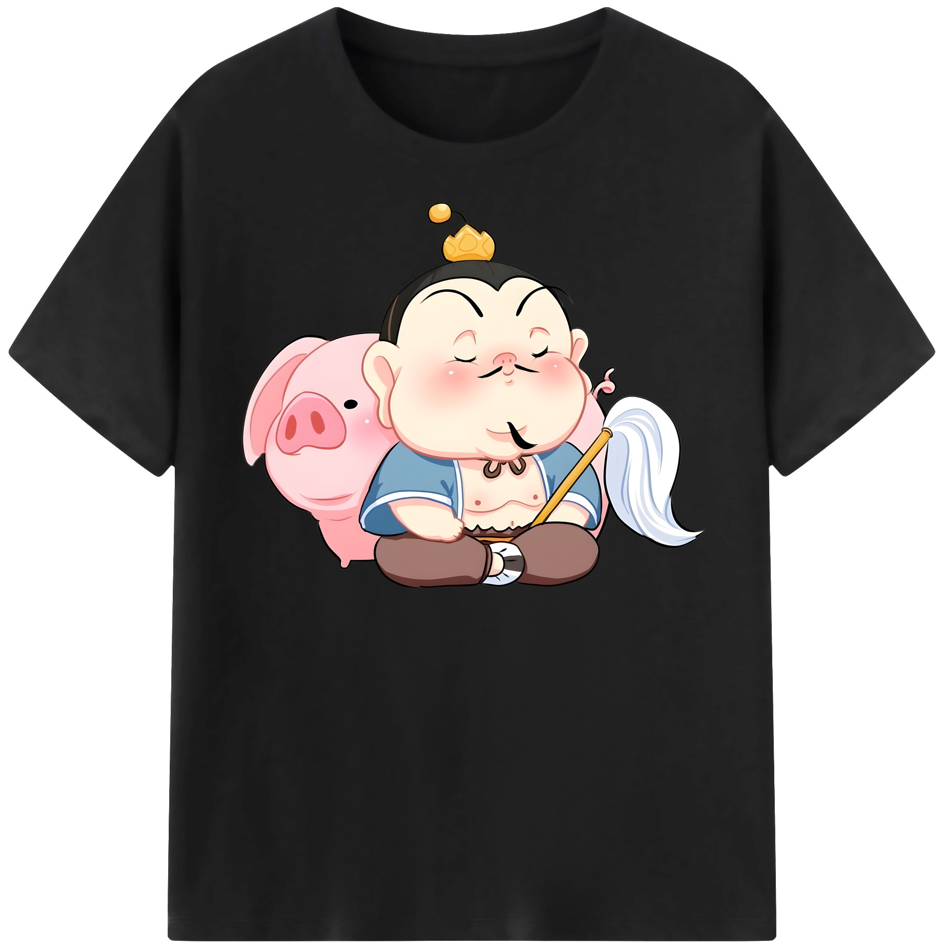 （画像用） Ne Zha 2 ナタ 魔童の大暴れ レディースカジュアルプリントTシャツ（綿100％）