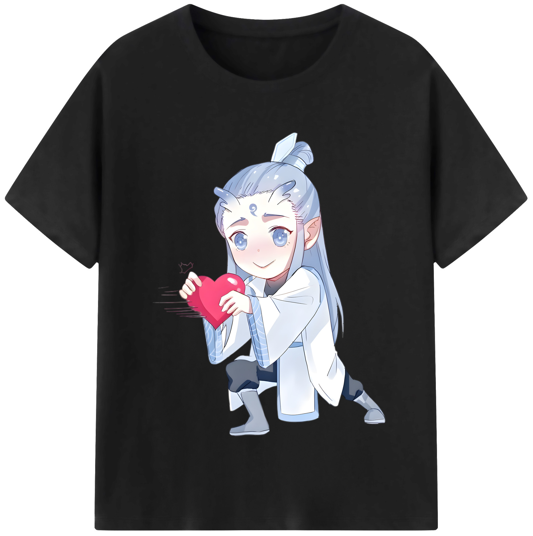 （画像用） Ne Zha 2 ナタ 魔童の大暴れ レディースカジュアルプリントTシャツ（綿100％）