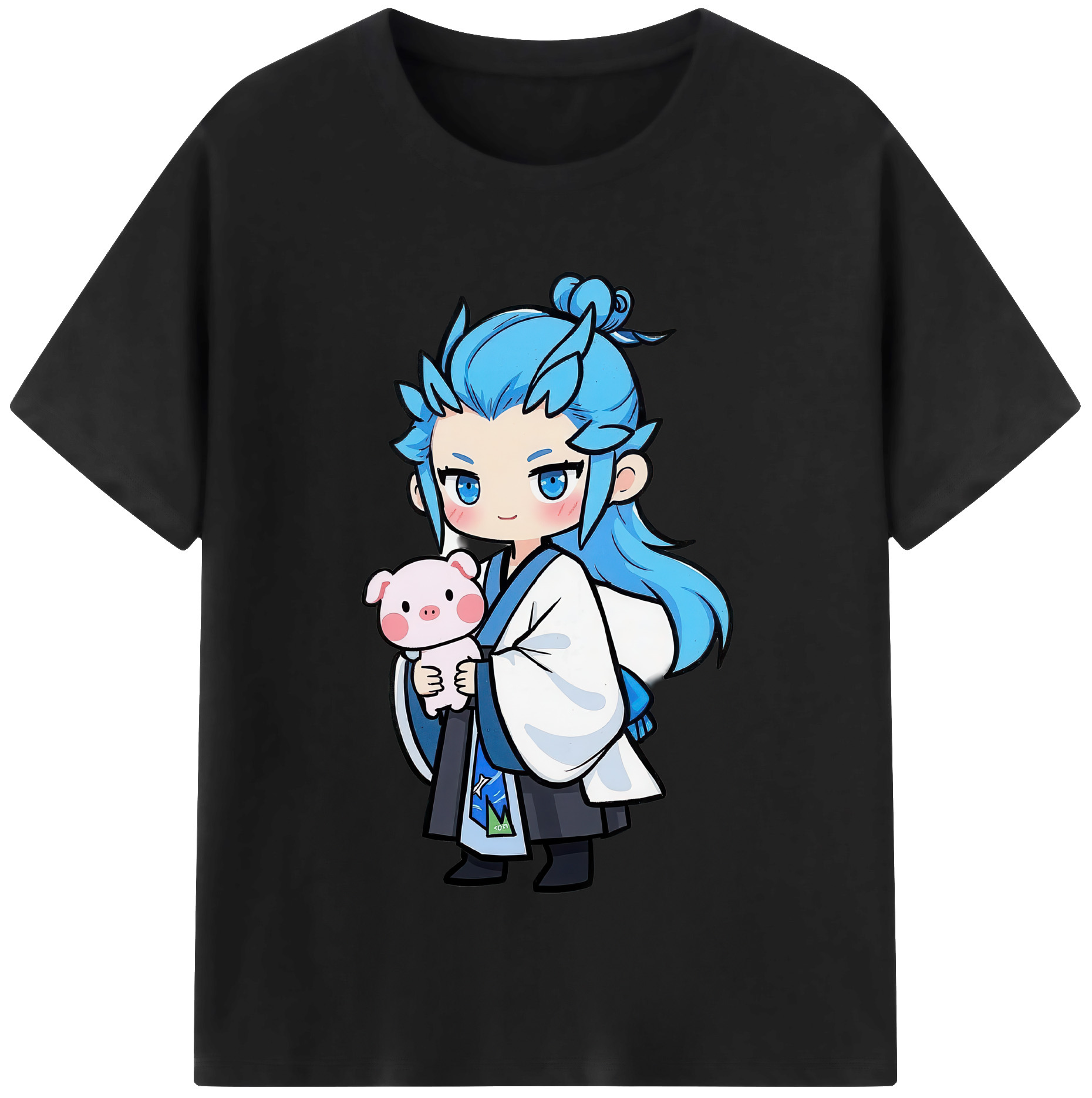 （画像用） Ne Zha 2 ナタ 魔童の大暴れ レディースカジュアルプリントTシャツ（綿100％）