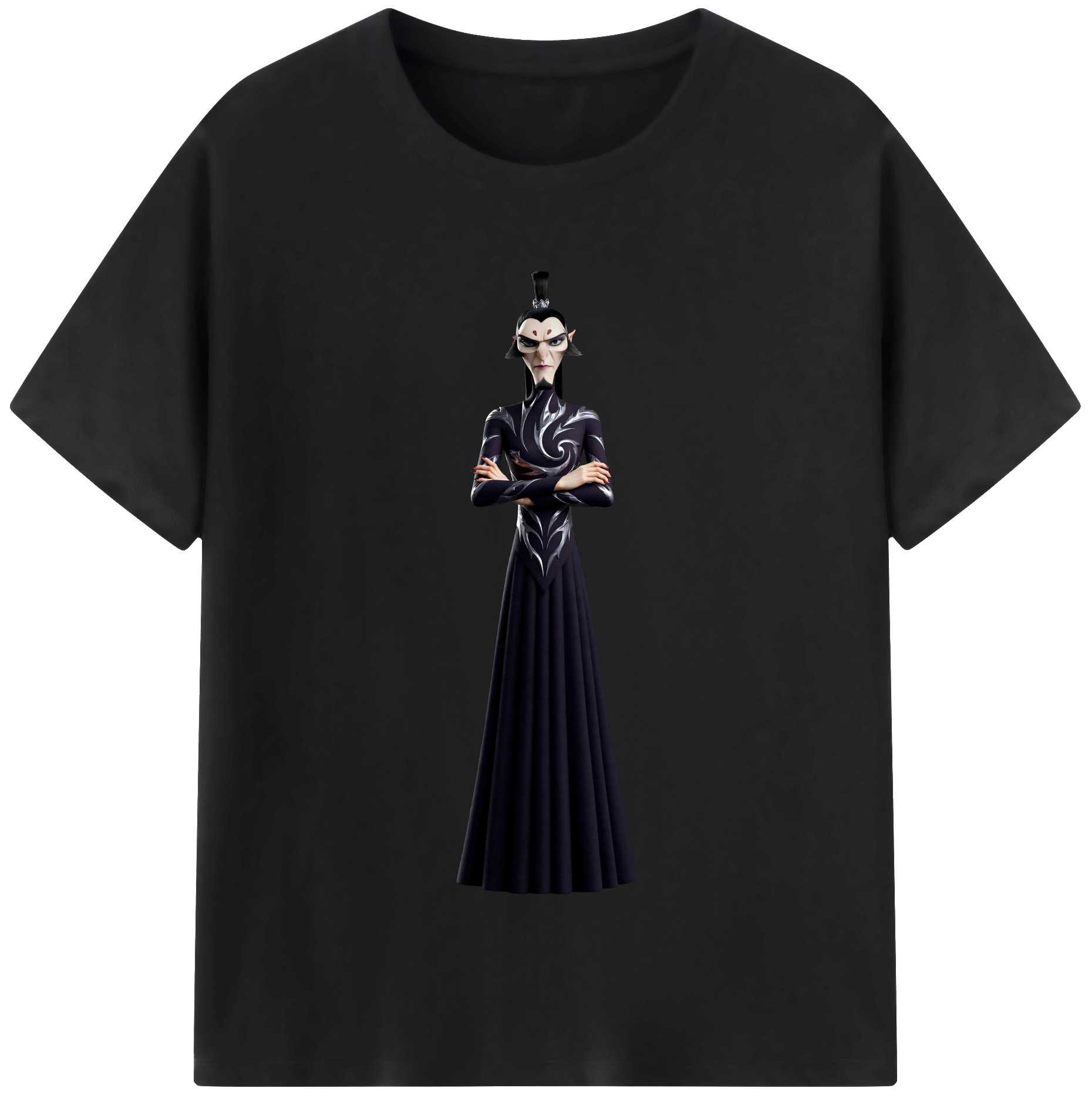 （画像用） Ne Zha 2 ナタ 魔童の大暴れ レディースカジュアルプリントTシャツ（綿100％）