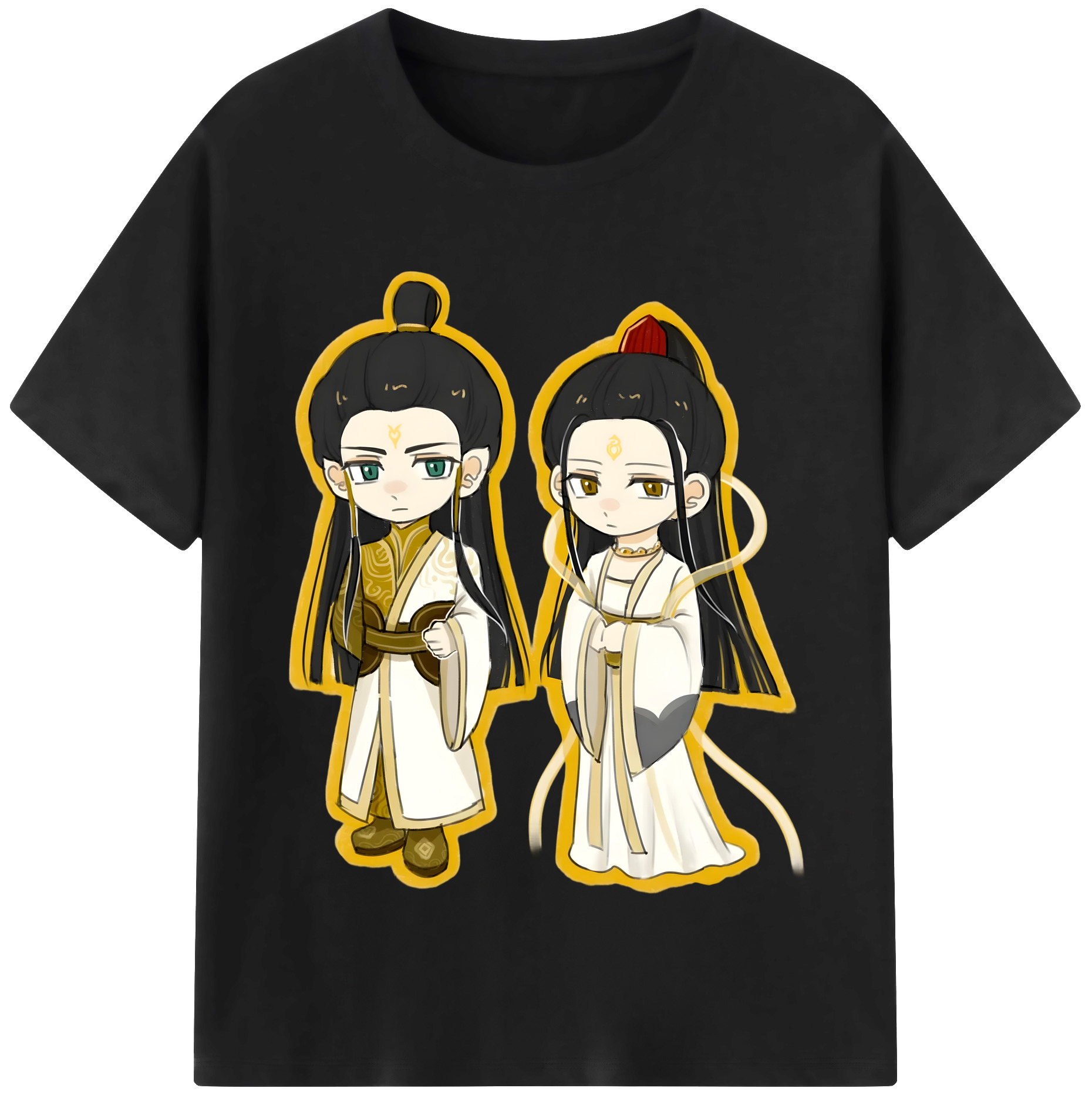 （画像用） Ne Zha 2 ナタ 魔童の大暴れ レディースカジュアルプリントTシャツ（綿100％）