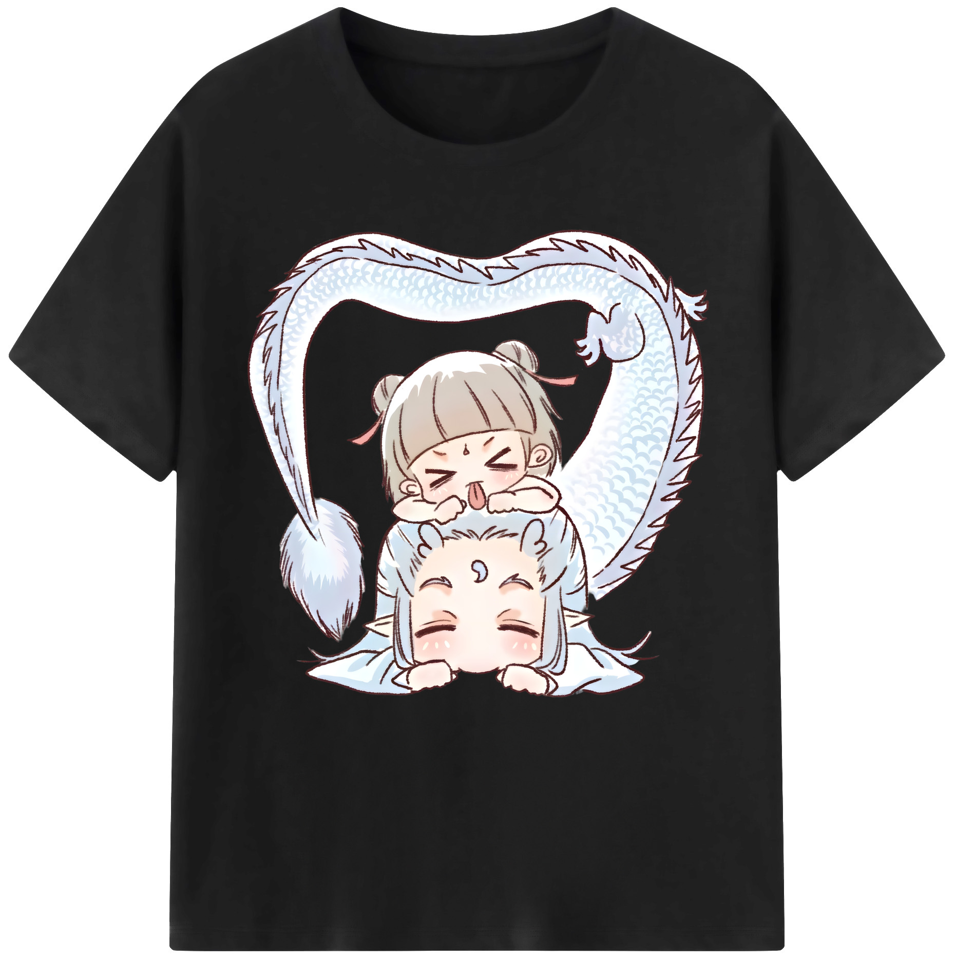 （画像用） Ne Zha 2 ナタ 魔童の大暴れ レディースカジュアルプリントTシャツ（綿100％）