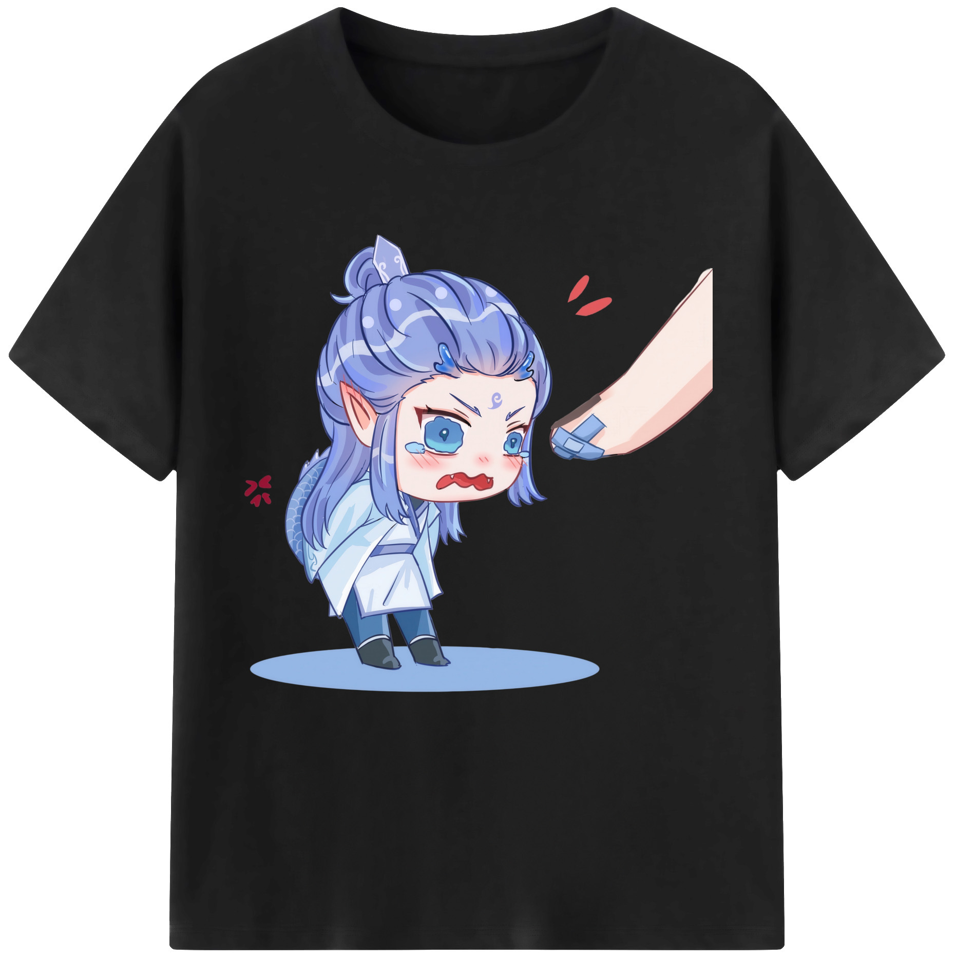（画像用） Ne Zha 2 ナタ 魔童の大暴れ レディースカジュアルプリントTシャツ（綿100％）