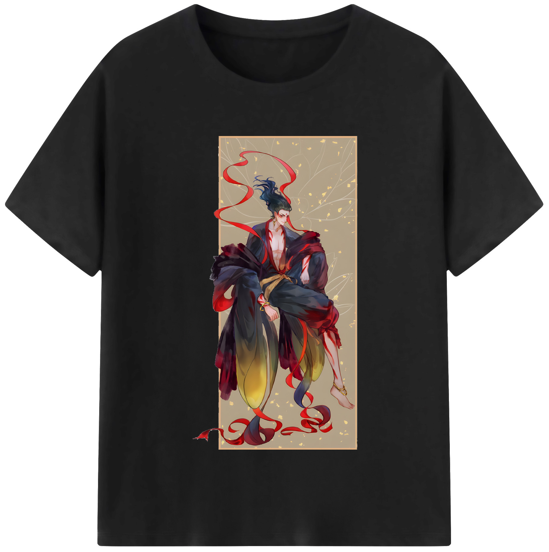 （画像用） Ne Zha 2 ナタ 魔童の大暴れ レディースカジュアルプリントTシャツ（綿100％）