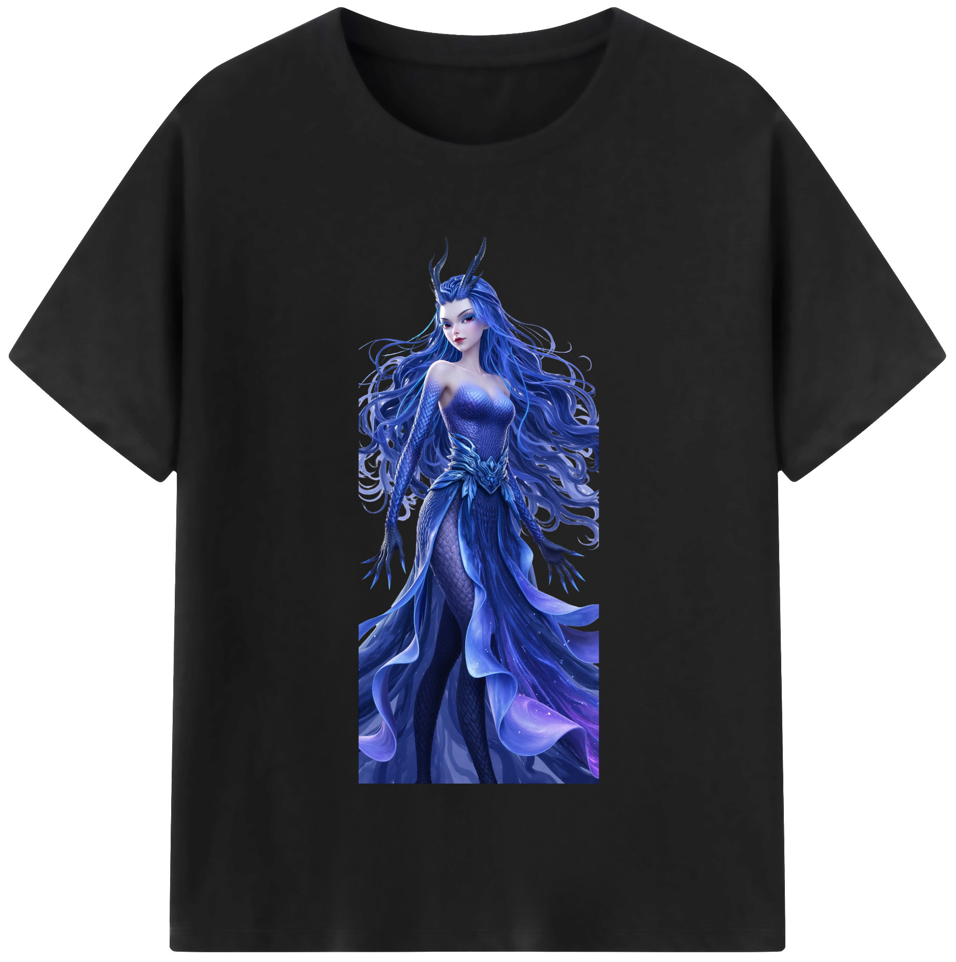 （画像用） Ne Zha 2 ナタ 魔童の大暴れ レディースカジュアルプリントTシャツ（綿100％）