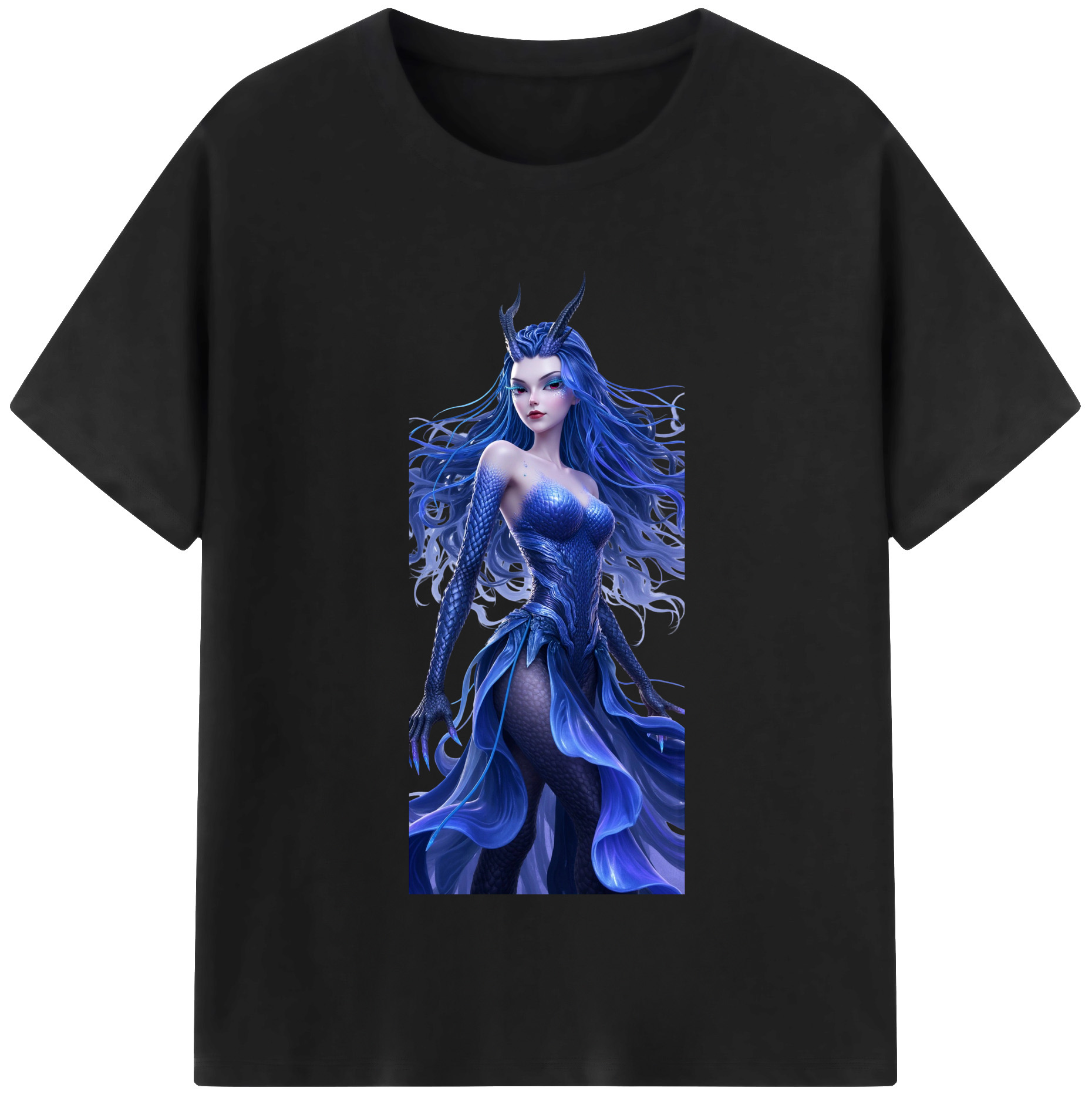 （画像用） Ne Zha 2 ナタ 魔童の大暴れ レディースカジュアルプリントTシャツ（綿100％）