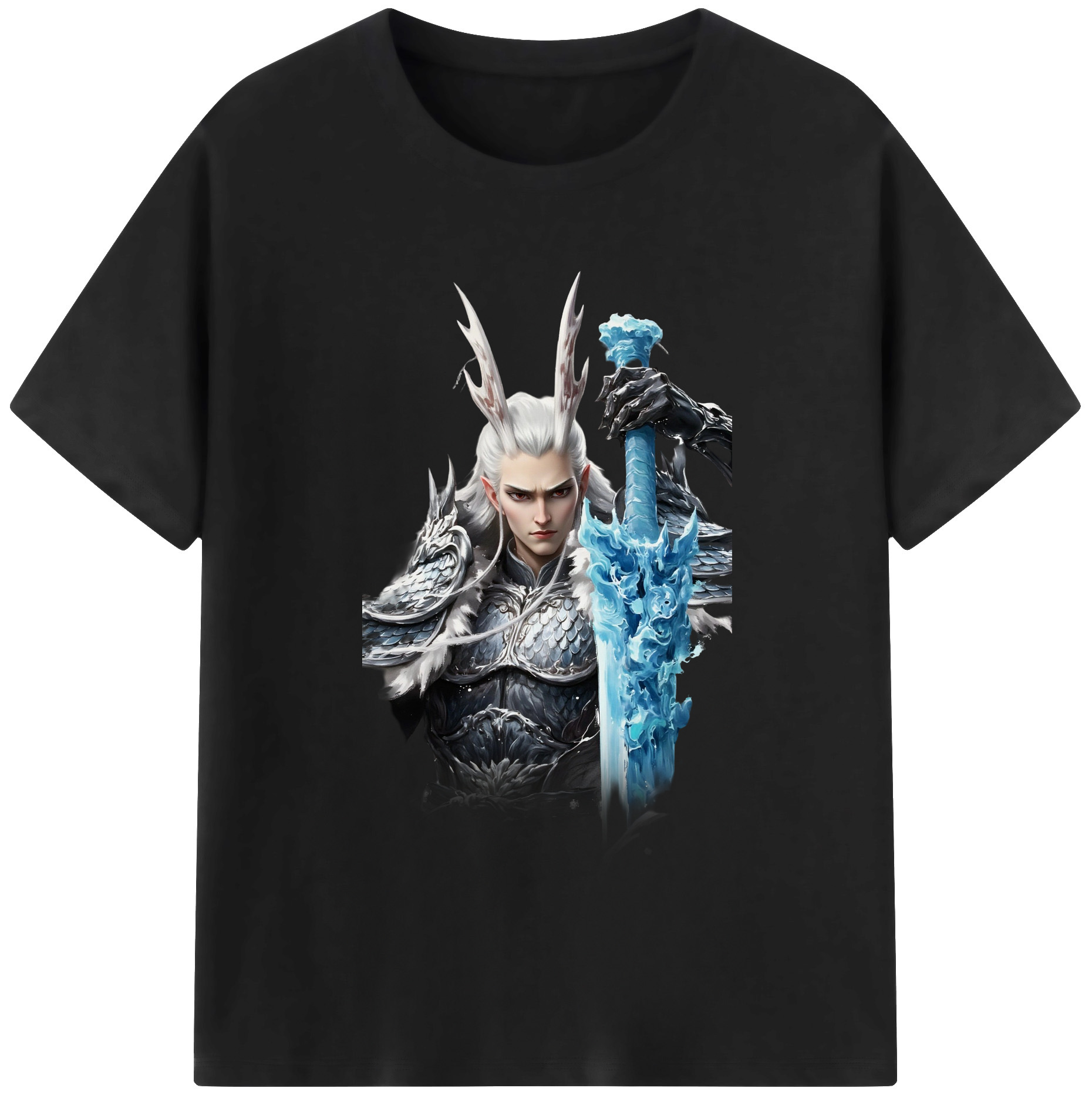 （画像用） Ne Zha 2 ナタ 魔童の大暴れ レディースカジュアルプリントTシャツ（綿100％）
