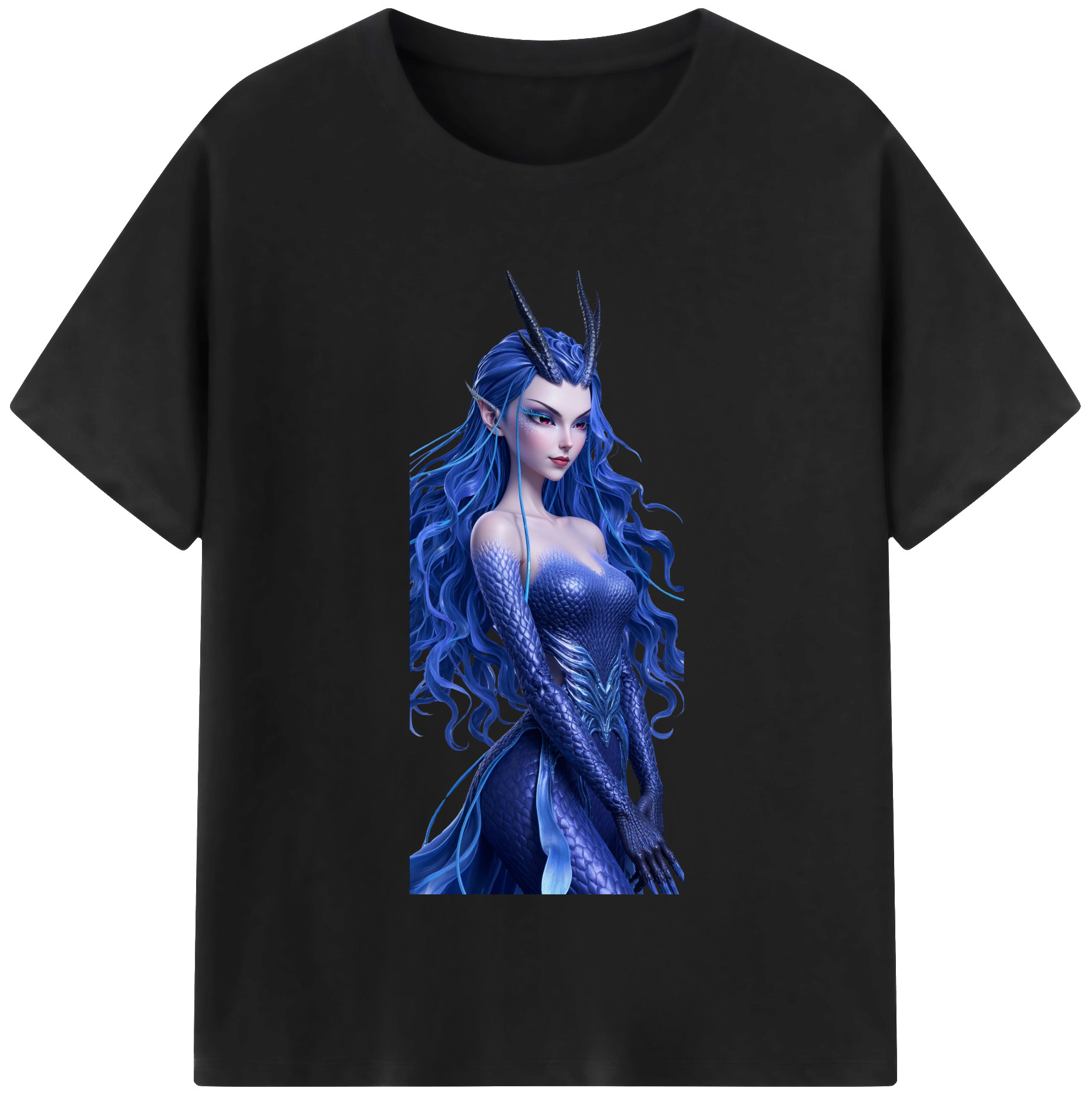 （画像用） Ne Zha 2 ナタ 魔童の大暴れ レディースカジュアルプリントTシャツ（綿100％）