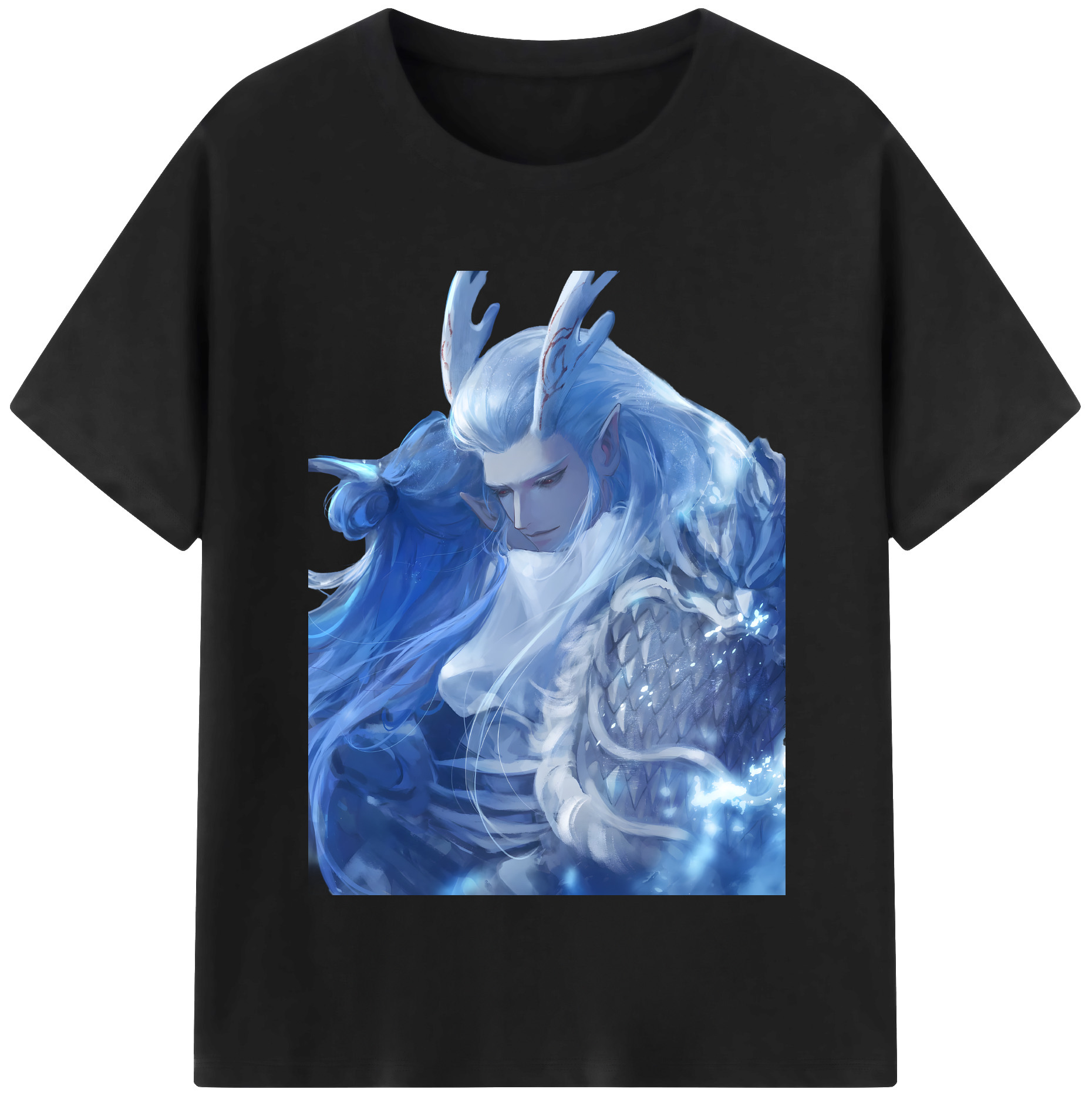 （画像用） Ne Zha 2 ナタ 魔童の大暴れ レディースカジュアルプリントTシャツ（綿100％）