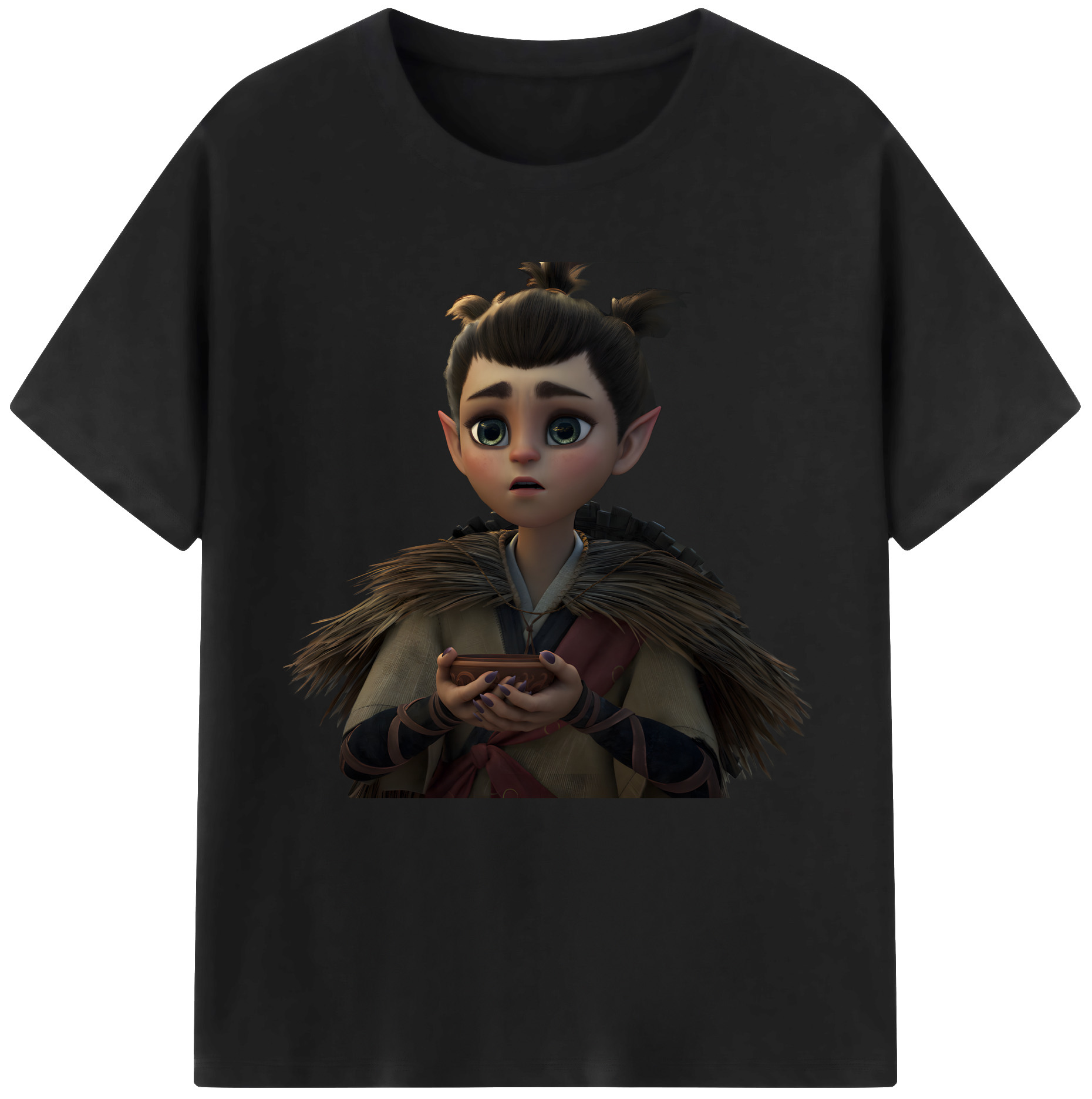 （画像用） Ne Zha 2 ナタ 魔童の大暴れ レディースカジュアルプリントTシャツ（綿100％）