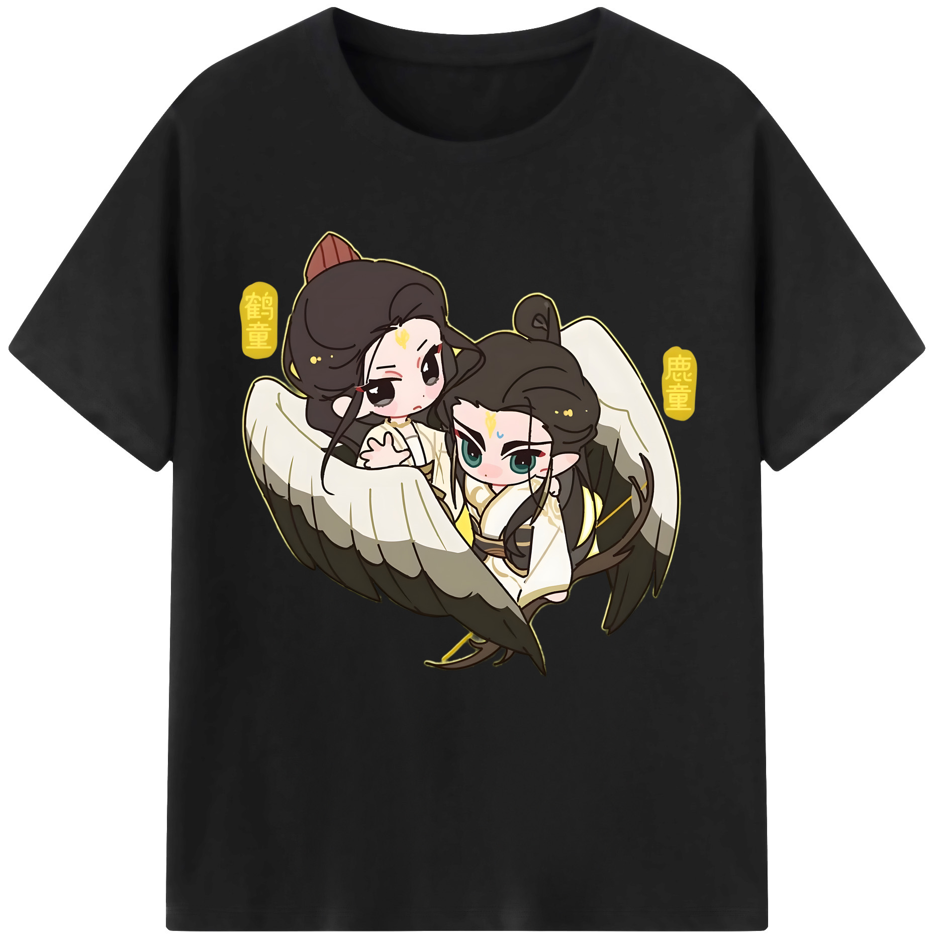 （画像用） Ne Zha 2 ナタ 魔童の大暴れ レディースカジュアルプリントTシャツ（綿100％）