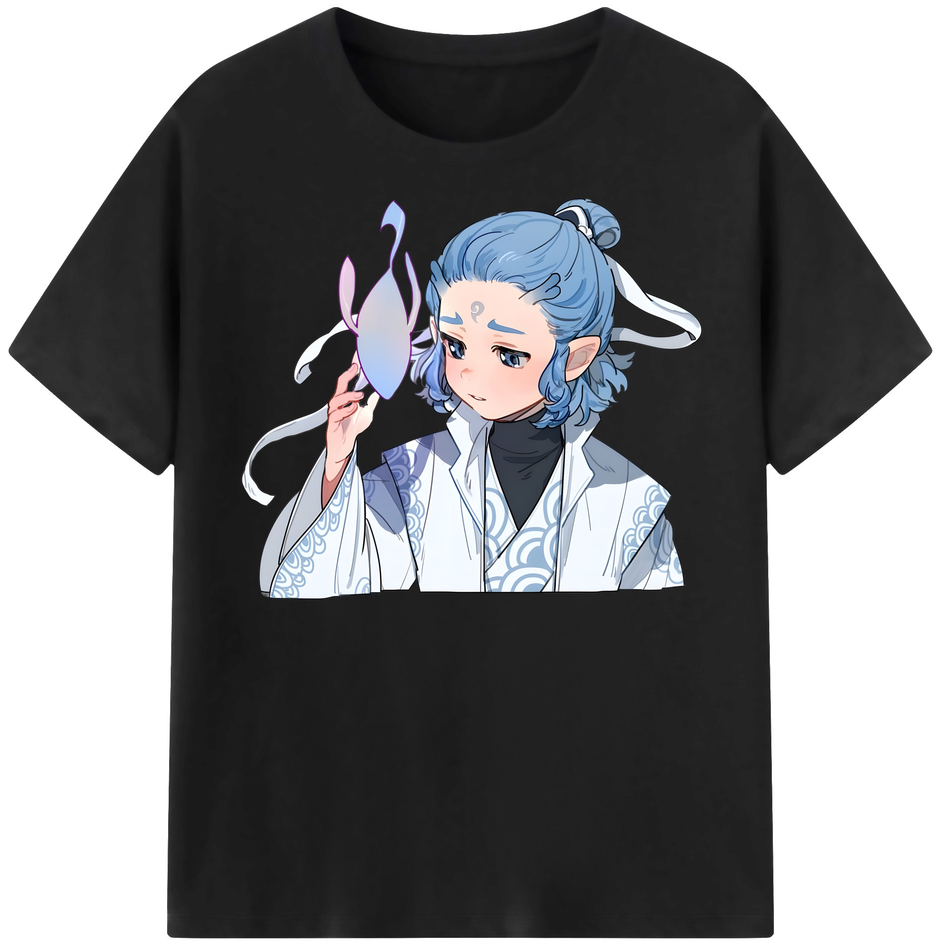（画像用） Ne Zha 2 ナタ 魔童の大暴れ レディースカジュアルプリントTシャツ（綿100％）