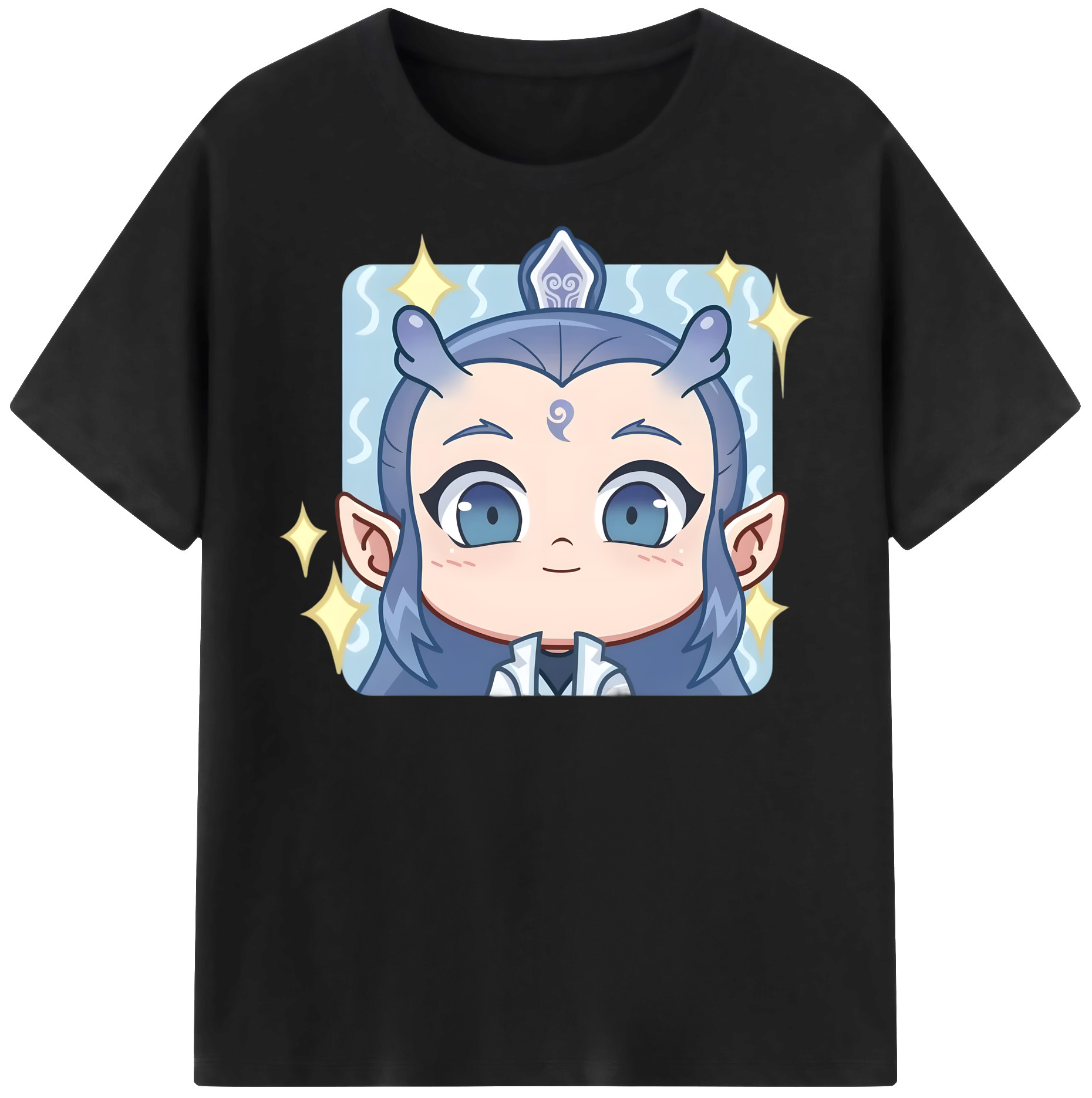 （画像用） Ne Zha 2 ナタ 魔童の大暴れ レディースカジュアルプリントTシャツ（綿100％）