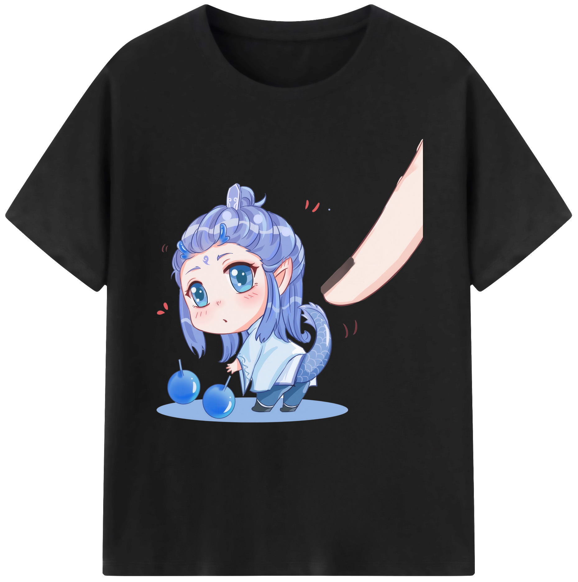 （画像用） Ne Zha 2 ナタ 魔童の大暴れ レディースカジュアルプリントTシャツ（綿100％）