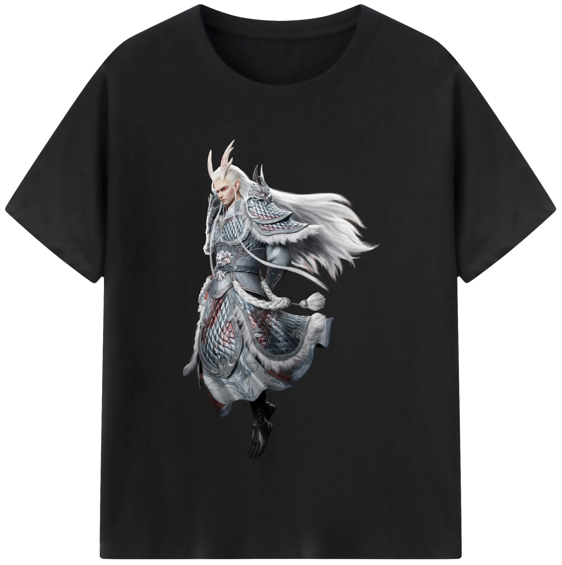 （画像用） Ne Zha 2 ナタ 魔童の大暴れ レディースカジュアルプリントTシャツ（綿100％）