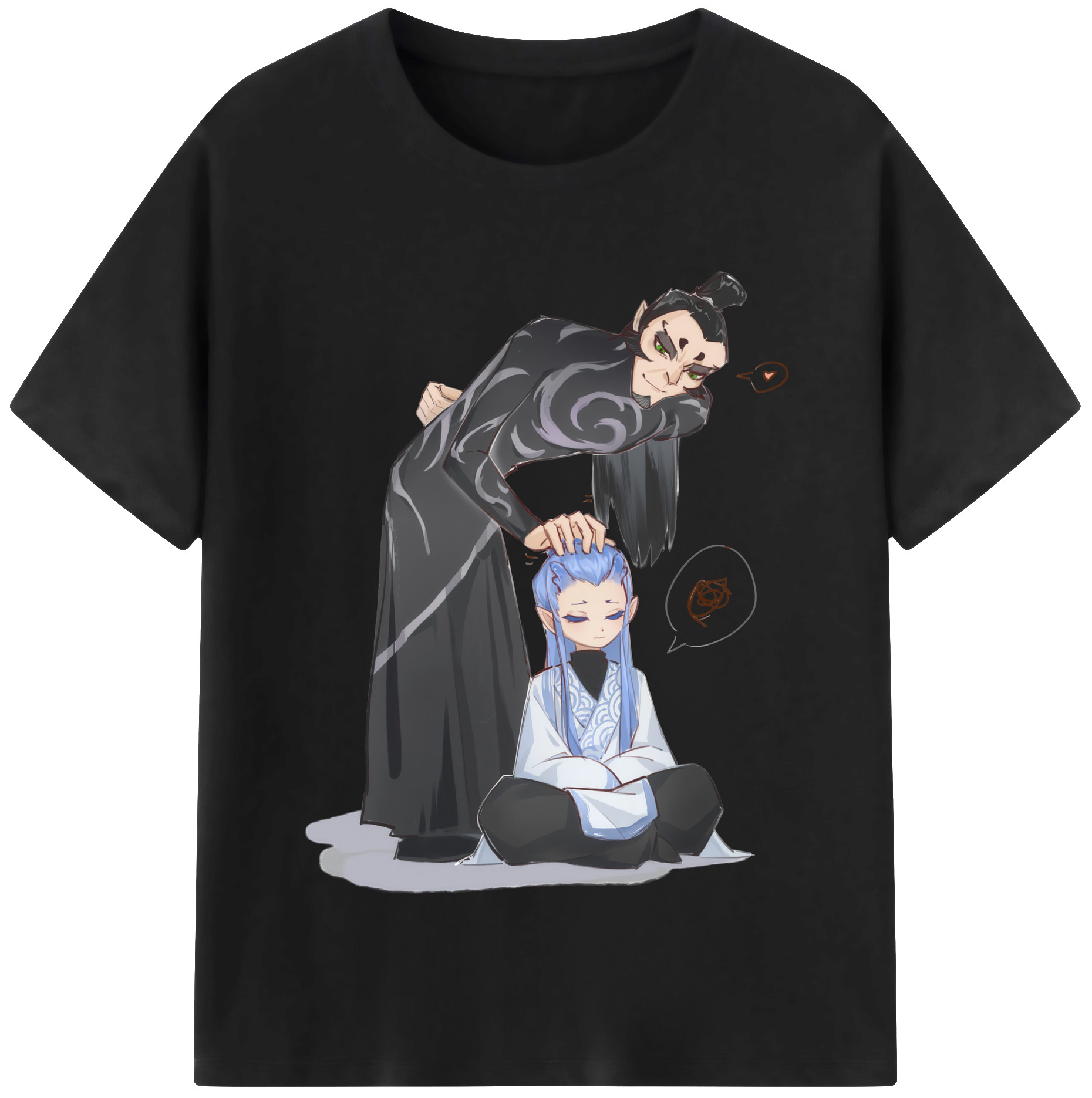 （画像用） Ne Zha 2 ナタ 魔童の大暴れ レディースカジュアルプリントTシャツ（綿100％）