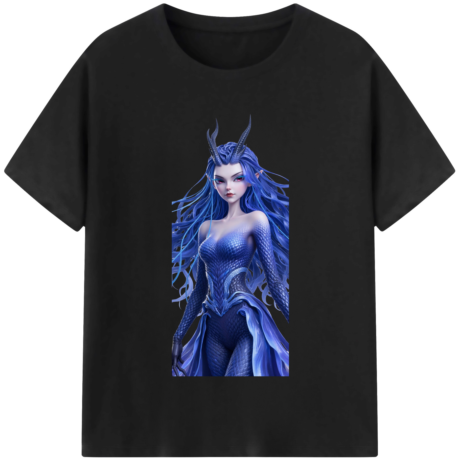 （画像用） Ne Zha 2 ナタ 魔童の大暴れ レディースカジュアルプリントTシャツ（綿100％）