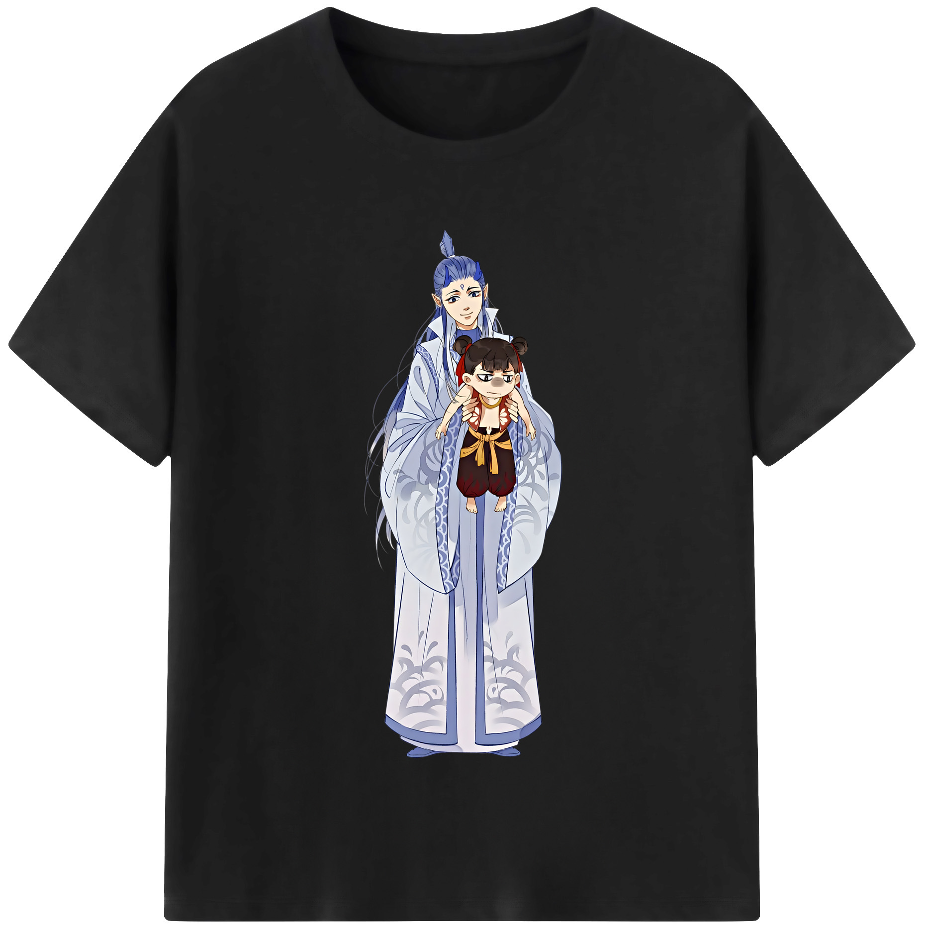 （画像用） Ne Zha 2 ナタ 魔童の大暴れ レディースカジュアルプリントTシャツ（綿100％）