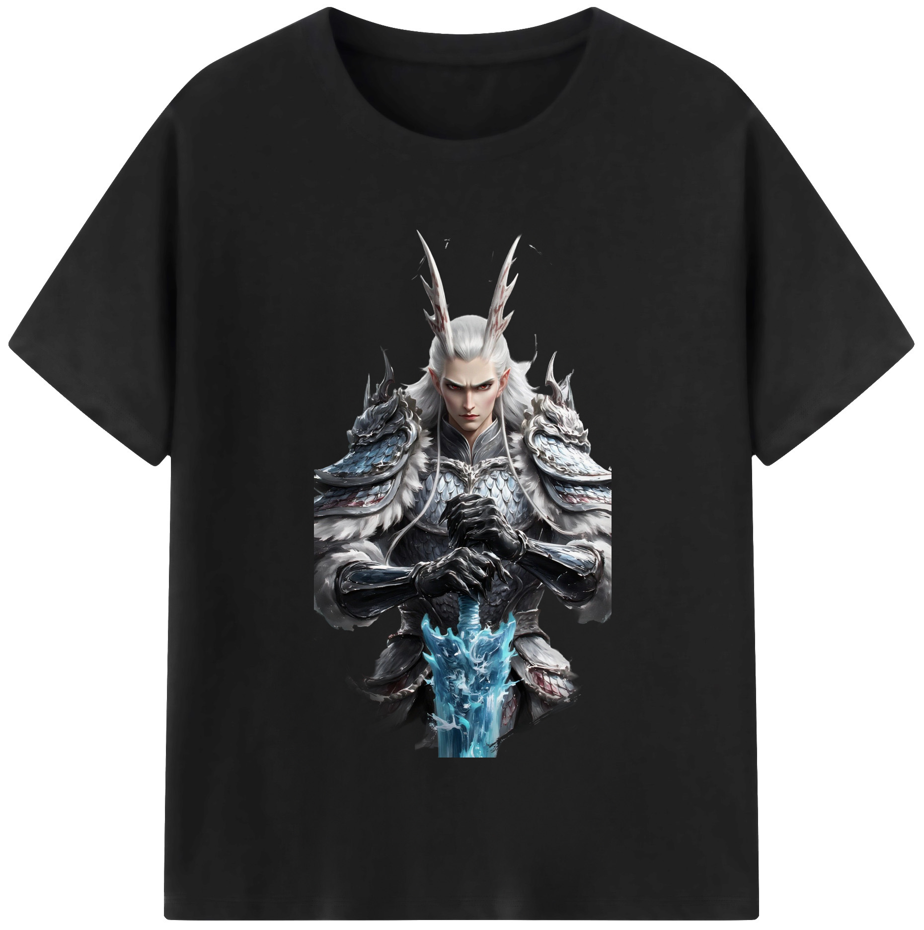 （画像用） Ne Zha 2 ナタ 魔童の大暴れ レディースカジュアルプリントTシャツ（綿100％）